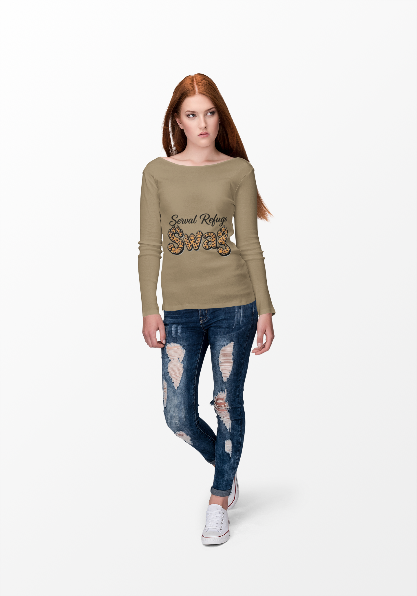 Serval Refuge Swag t-shirt product thumbnail image Serval Refuge Swag t-shirt product thumbnail image