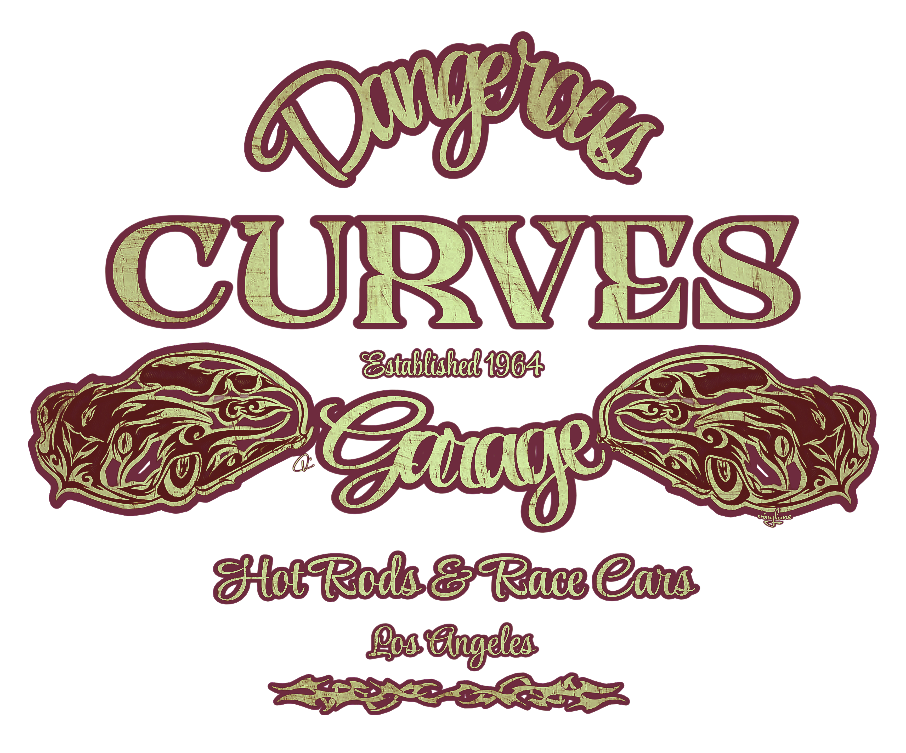 Dangerous Curves Garage II - Long Sleeve Tee product thumbnail image Dangerous Curves Garage II - Long Sleeve Tee product thumbnail image