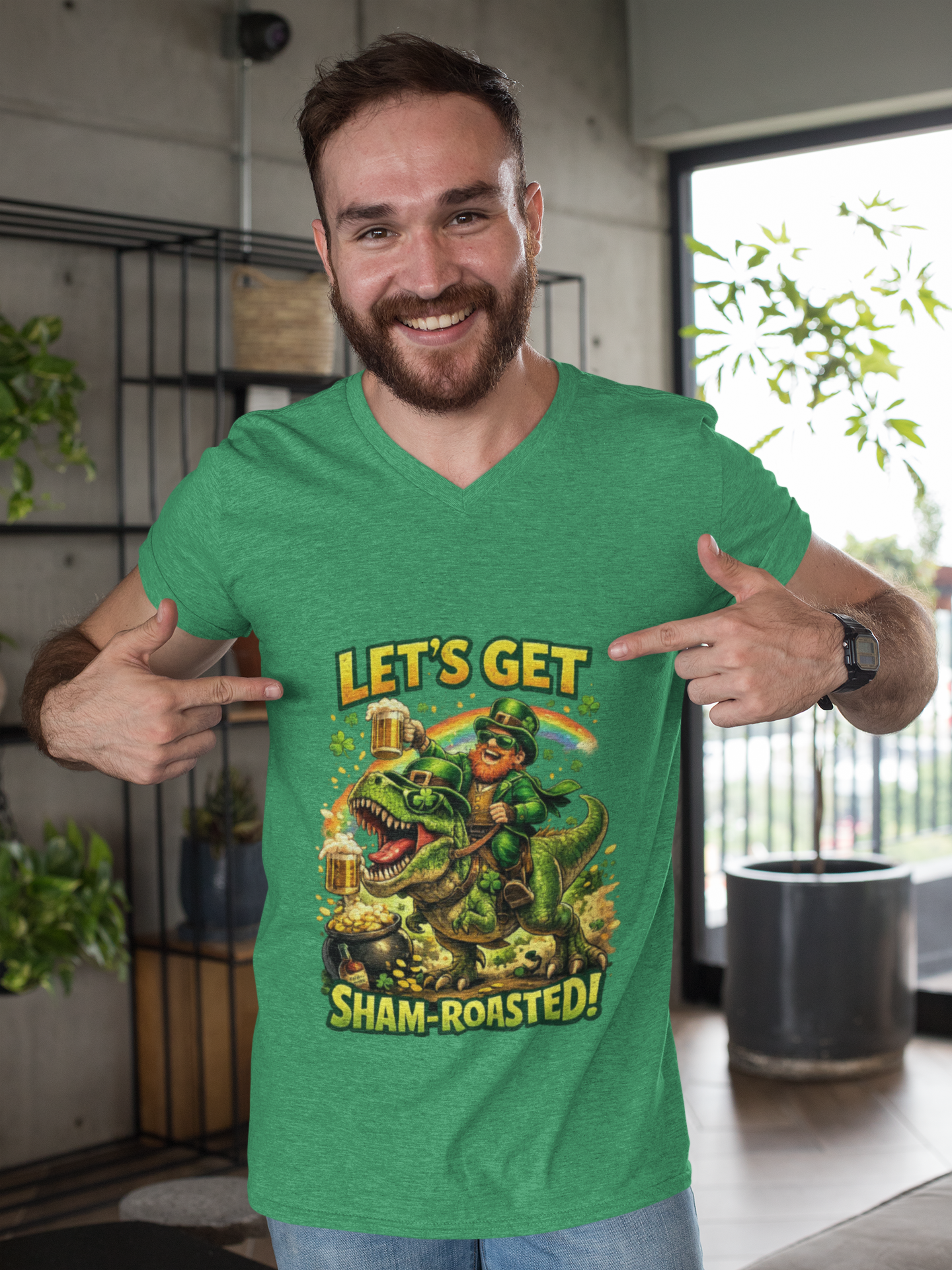 St. Patty's 'Let's Get Sham-Roasted' T-Shirt product thumbnail image