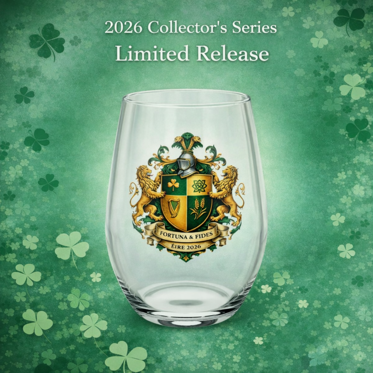 Coat of Arms Stemless Wine Glass — Personalized Family Crest 11.75oz - 2026 Limited Edition product thumbnail image Coat of Arms Stemless Wine Glass — Personalized Family Crest 11.75oz - 2026 Limited Edition product thumbnail image