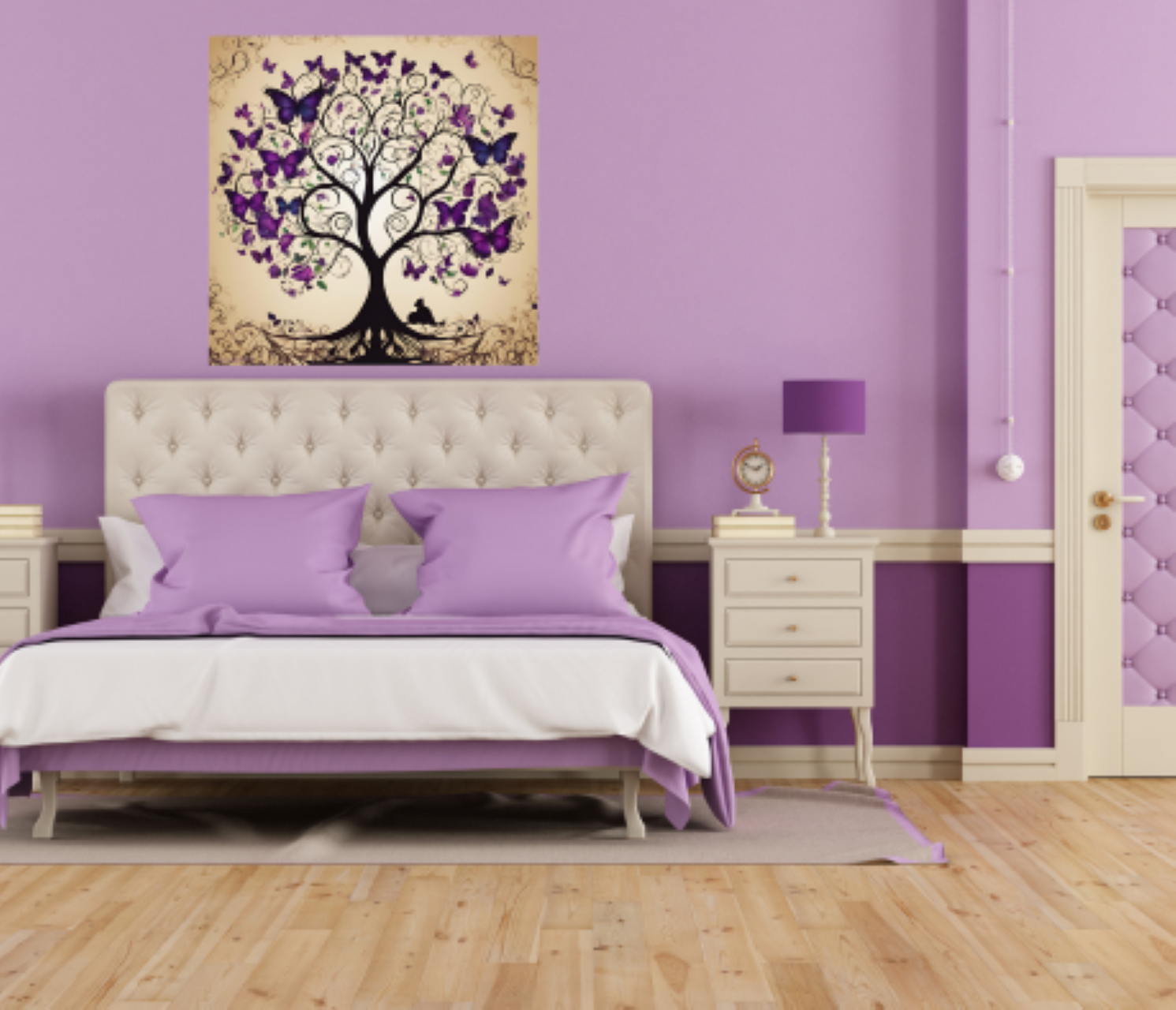 Enchanting Butterfly Tree Wall Tapestry, Boho Home Decor, Nature-Inspired Art, Meditation Space Decor, Gift for Nature Lovers product thumbnail image Enchanting Butterfly Tree Wall Tapestry, Boho Home Decor, Nature-Inspired Art, Meditation Space Decor, Gift for Nature Lovers product thumbnail image