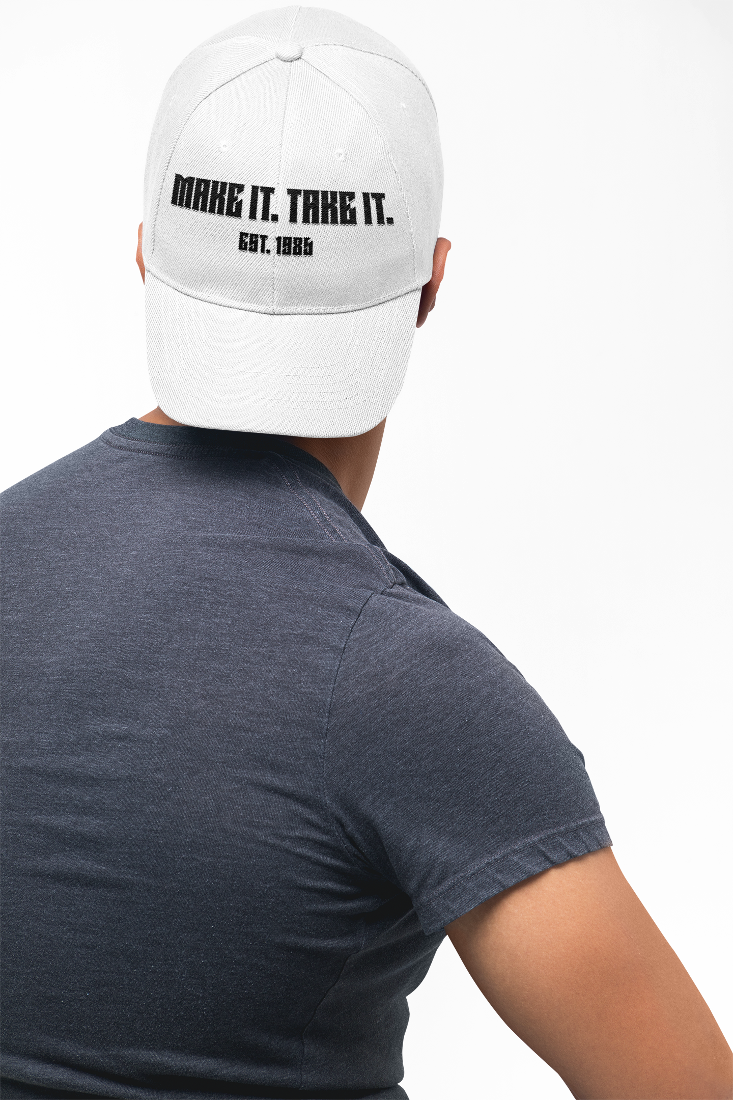 “Make It. Take It.” Dad Cap — Embroidered Classic Baseball Hat