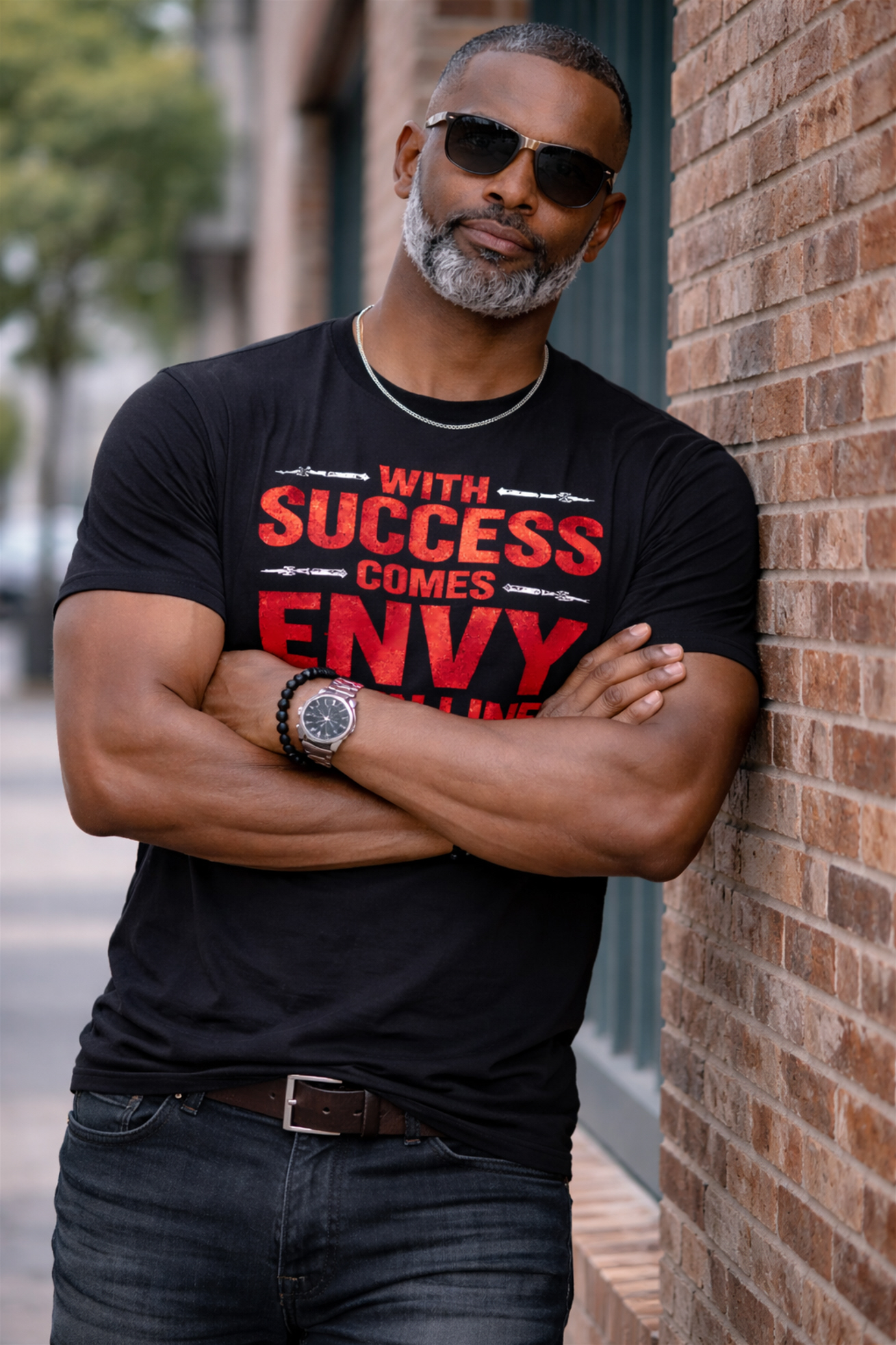 "With Success Comes Envy" Motivational Graphic Tee product thumbnail image "With Success Comes Envy" Motivational Graphic Tee product thumbnail image