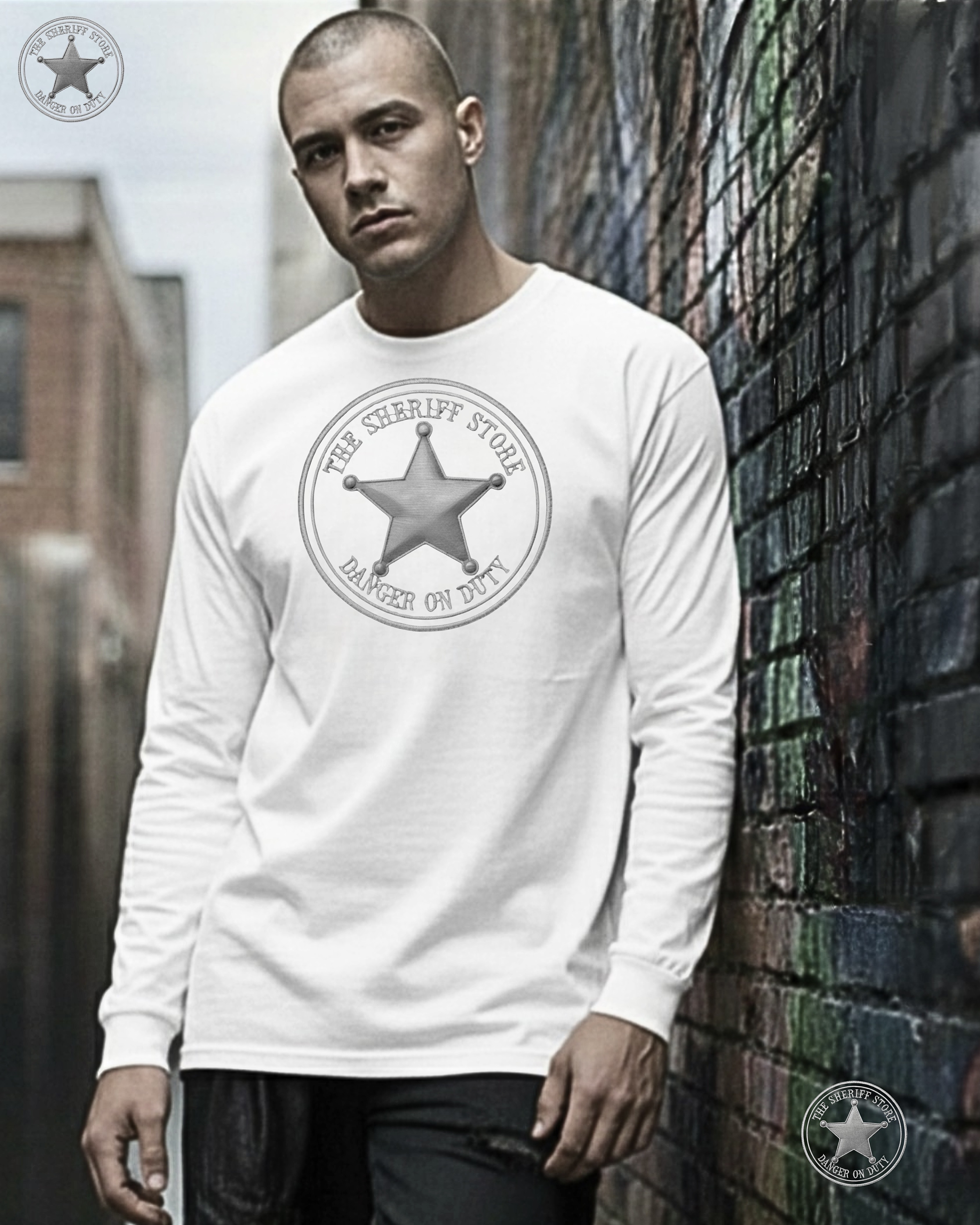 SheriffStores.com "Danger On Duty" Long Sleeve Tee