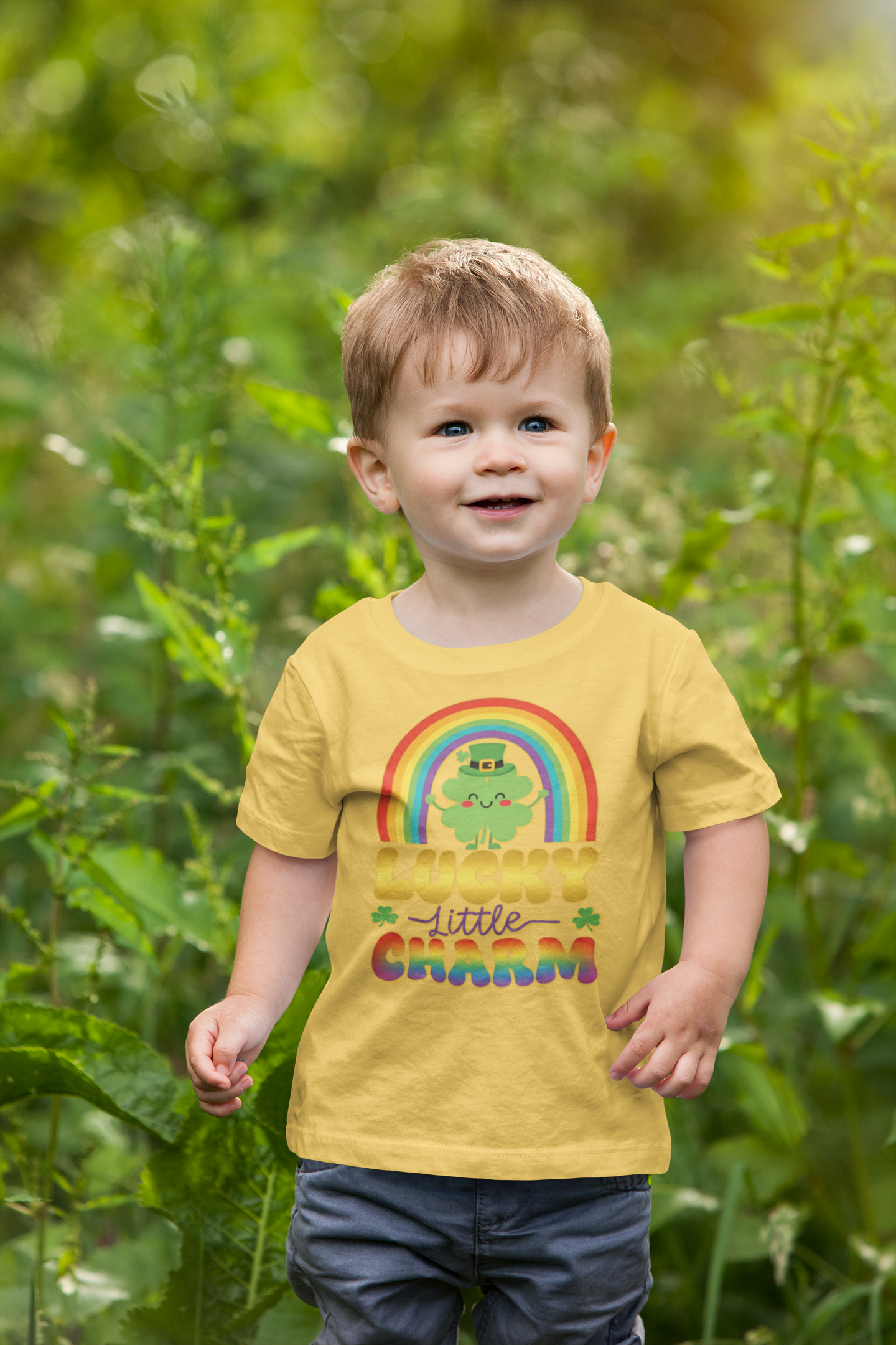Lucky Little Charm Toddler Shirt, St Patrick’s Day Kids Shirt, Cute Shamrock Rainbow Tee, Leprechaun Toddler Outfit, Irish Baby Gift product thumbnail image Lucky Little Charm Toddler Shirt, St Patrick’s Day Kids Shirt, Cute Shamrock Rainbow Tee, Leprechaun Toddler Outfit, Irish Baby Gift product thumbnail image