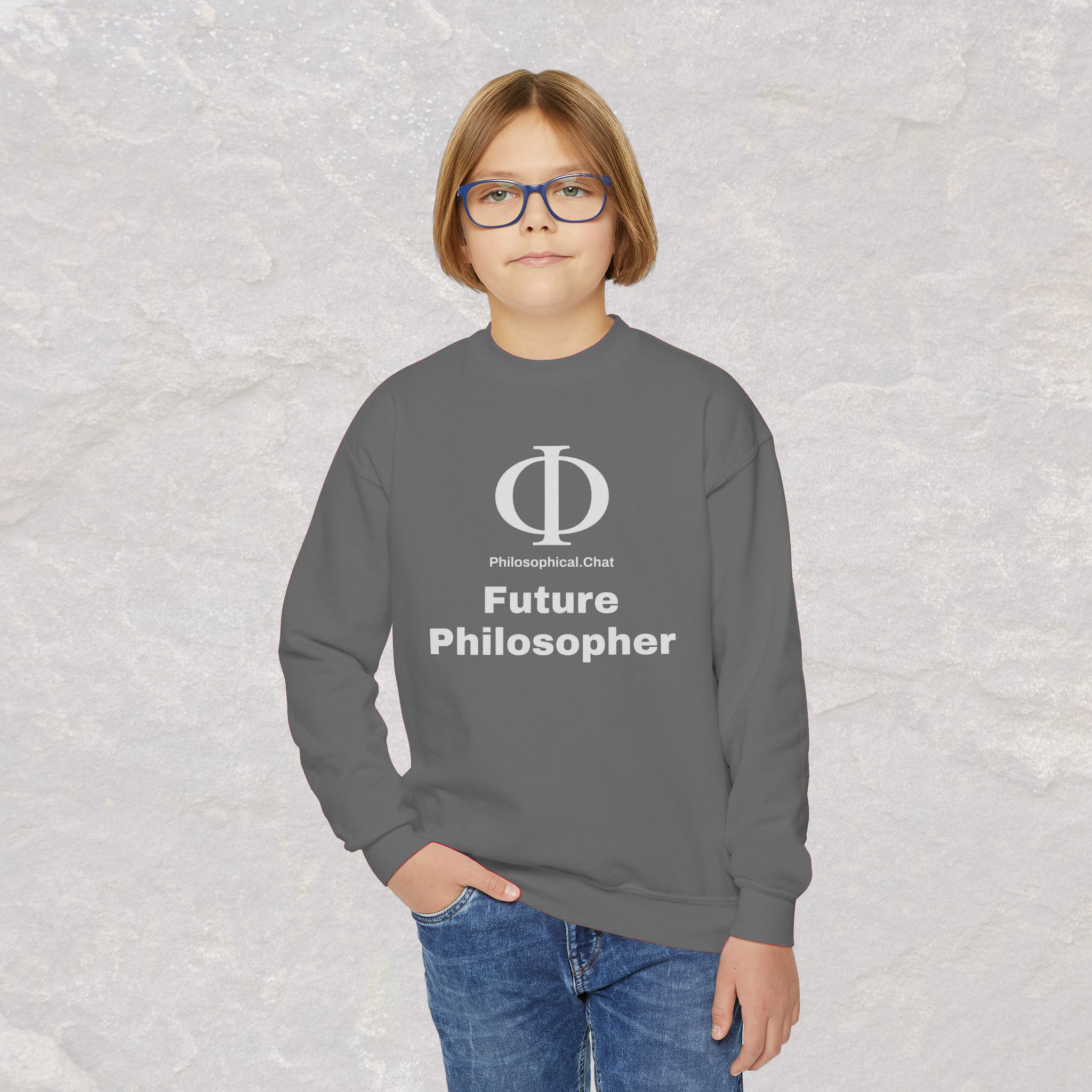 Future Philosopher Kids, UK Stock, SweatShirt product thumbnail image