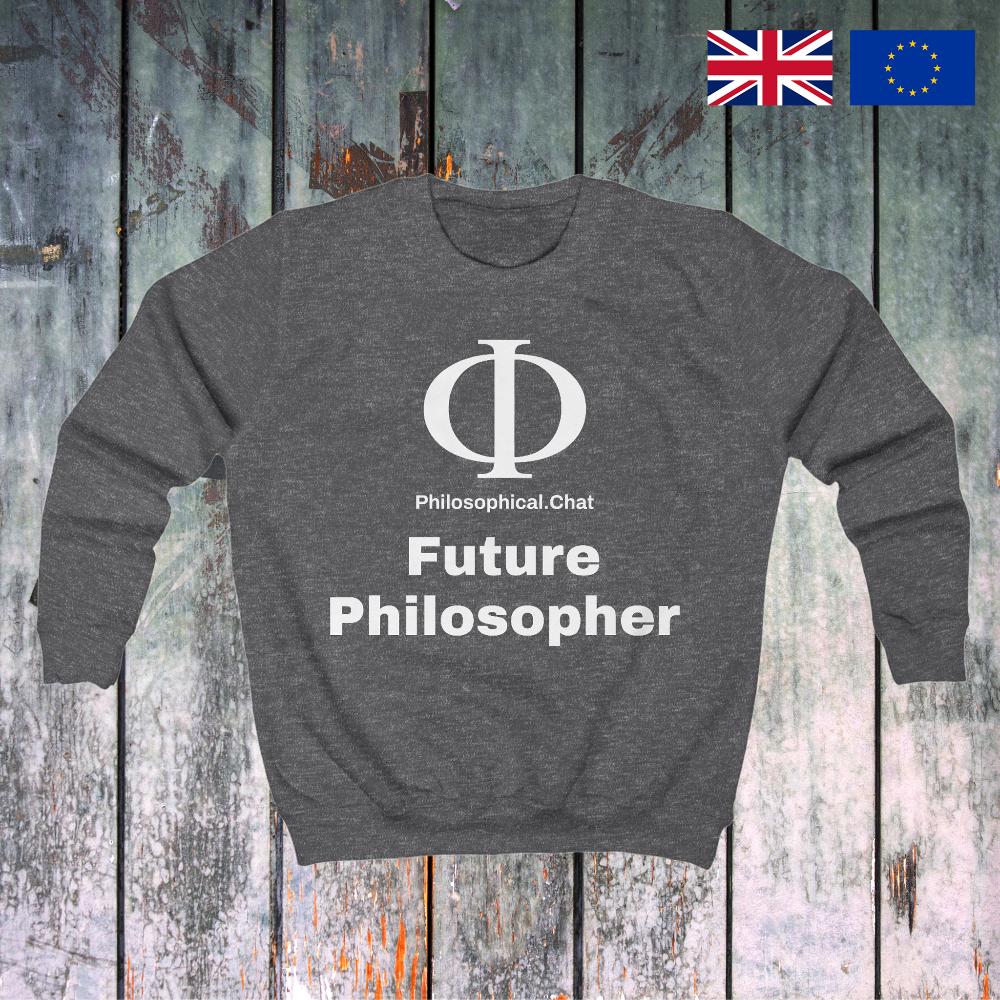 Future Philosopher Kids, UK Stock, SweatShirt product thumbnail image Future Philosopher Kids, UK Stock, SweatShirt product thumbnail image