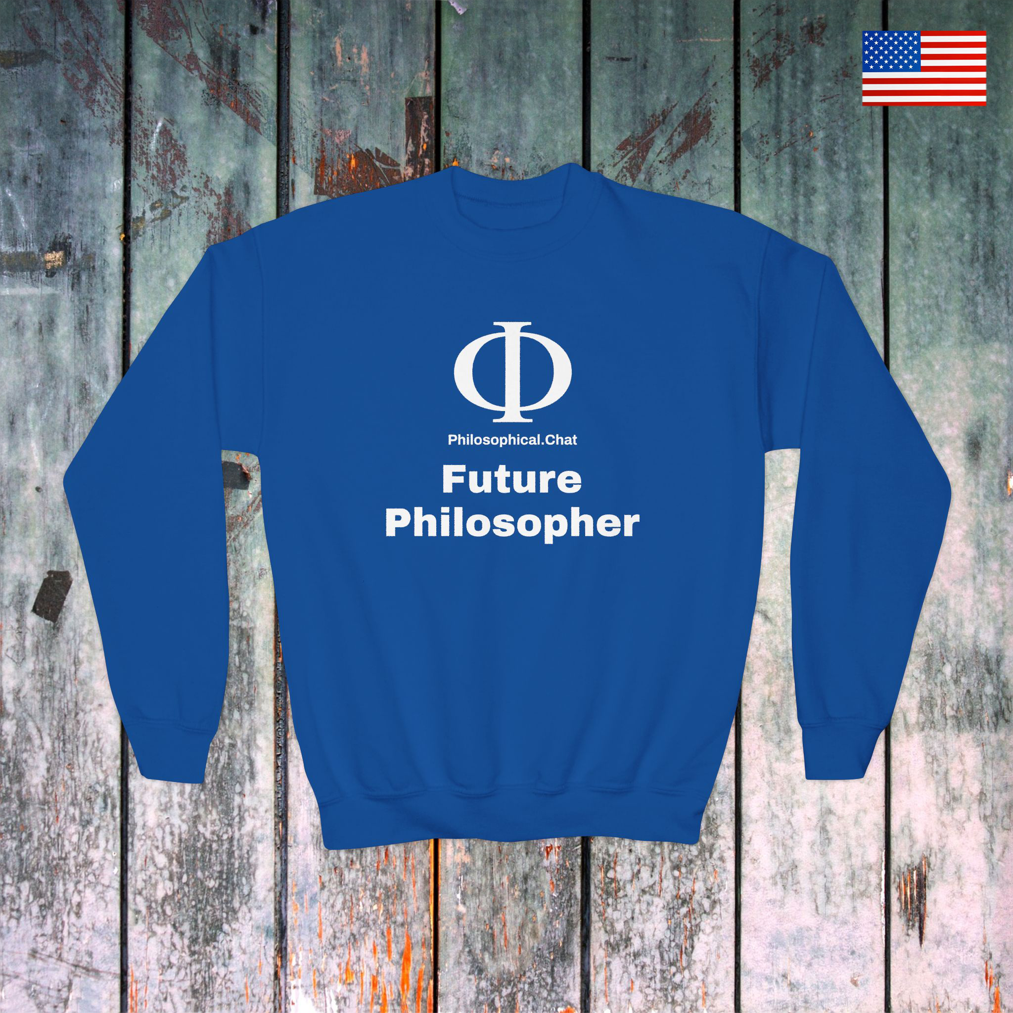 Future Philosopher Kids, US Stock, SweatShirt product thumbnail image