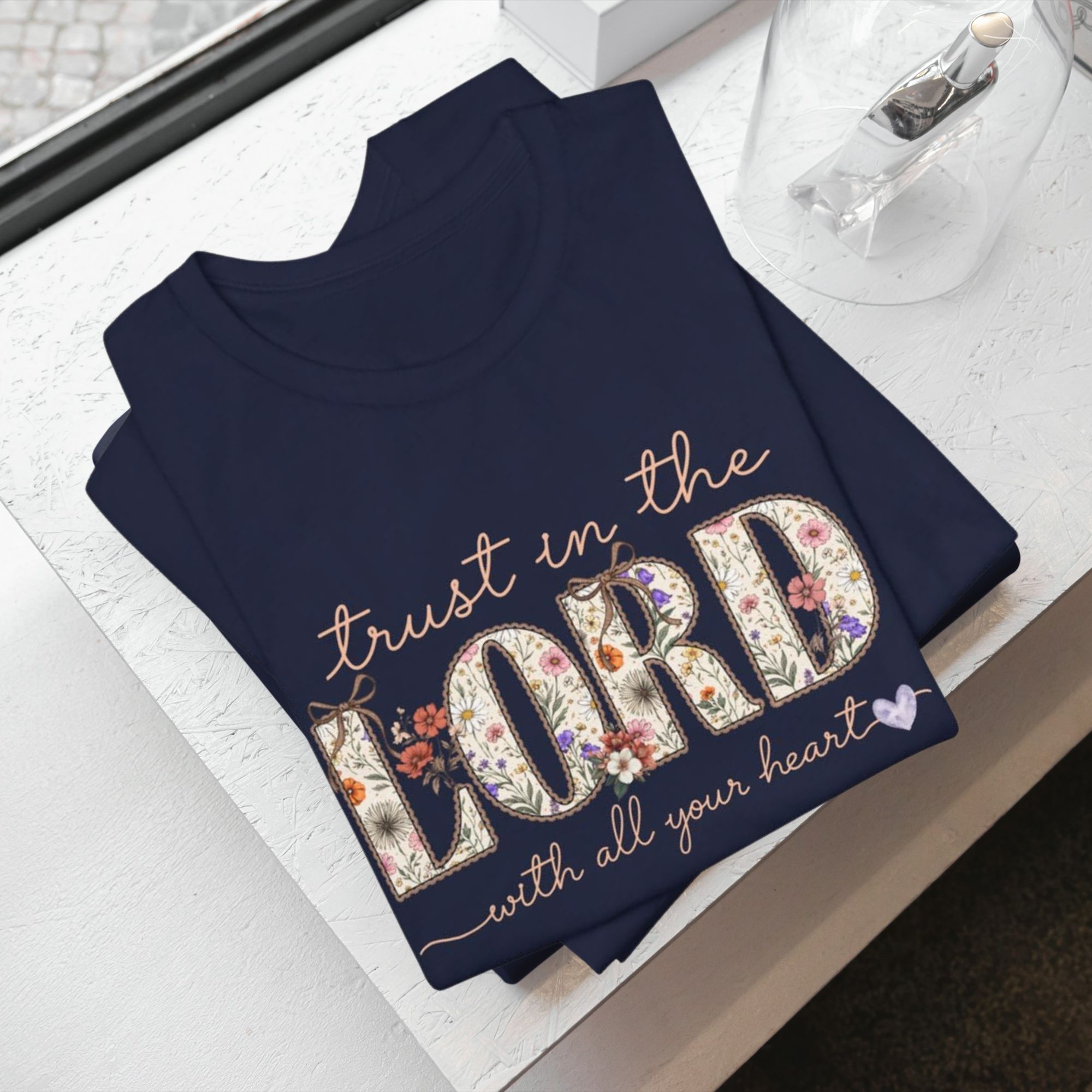 Trust in the Lord Floral T-Shirt product thumbnail image Trust in the Lord Floral T-Shirt product thumbnail image
