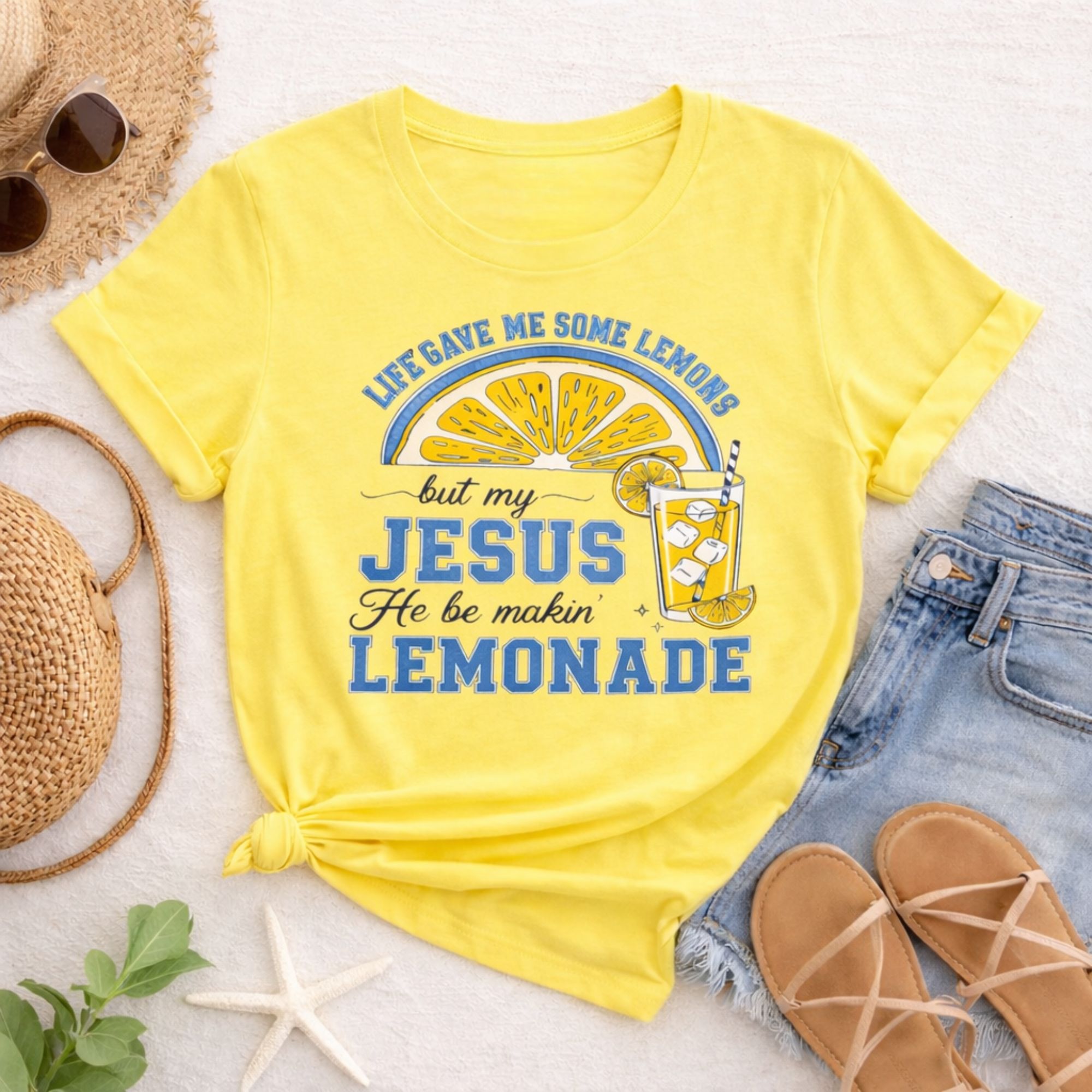 Jesus Makes Lemonade T-Shirt product thumbnail image Jesus Makes Lemonade T-Shirt product thumbnail image