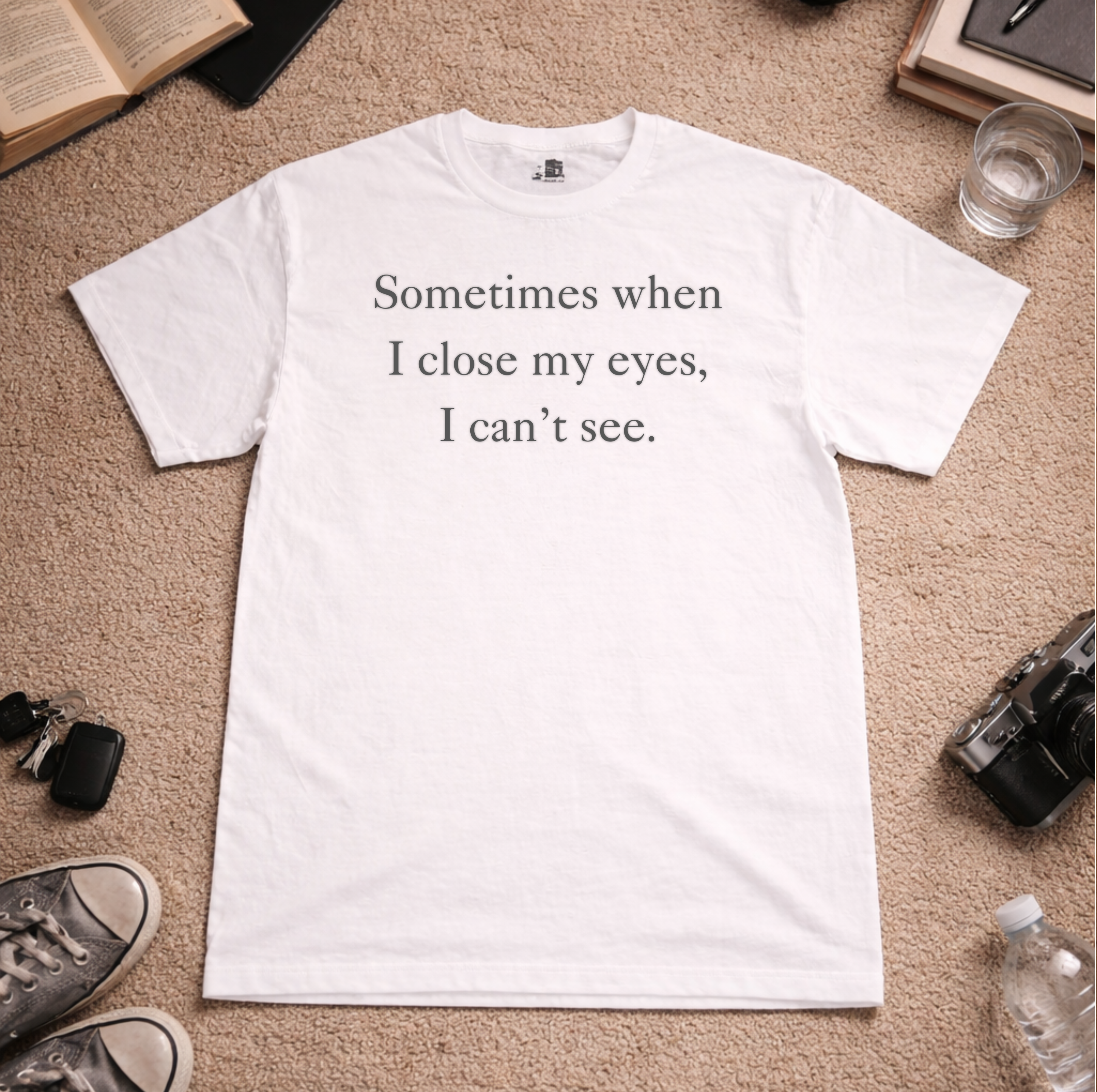 Graphic Tee — "Deep Quote" Statement Shirt product thumbnail image Graphic Tee — "Deep Quote" Statement Shirt product thumbnail image