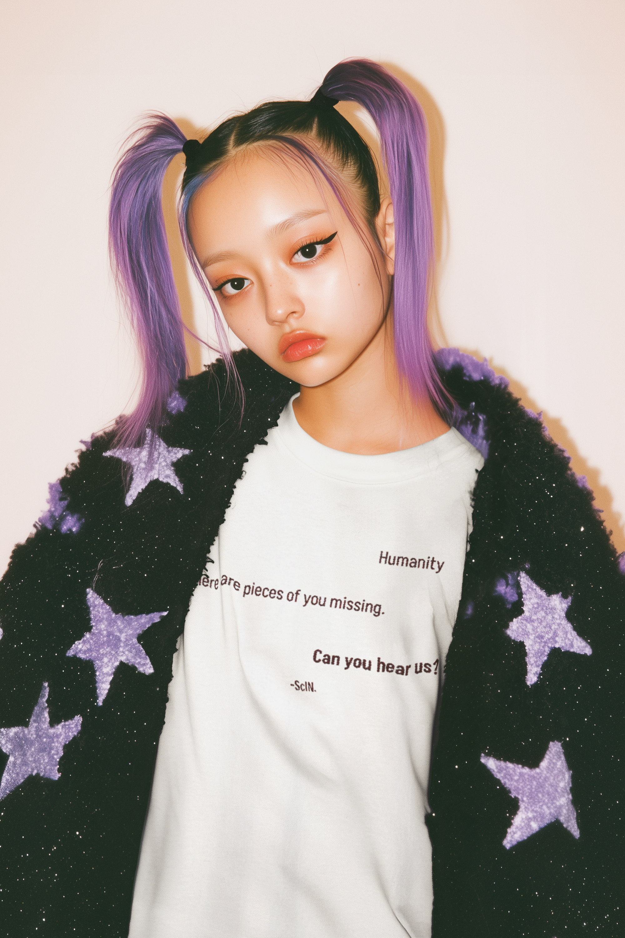 Humanity Tee - “There Are Pieces of You Missing. Can You Hear Us?” by ScIN product thumbnail image