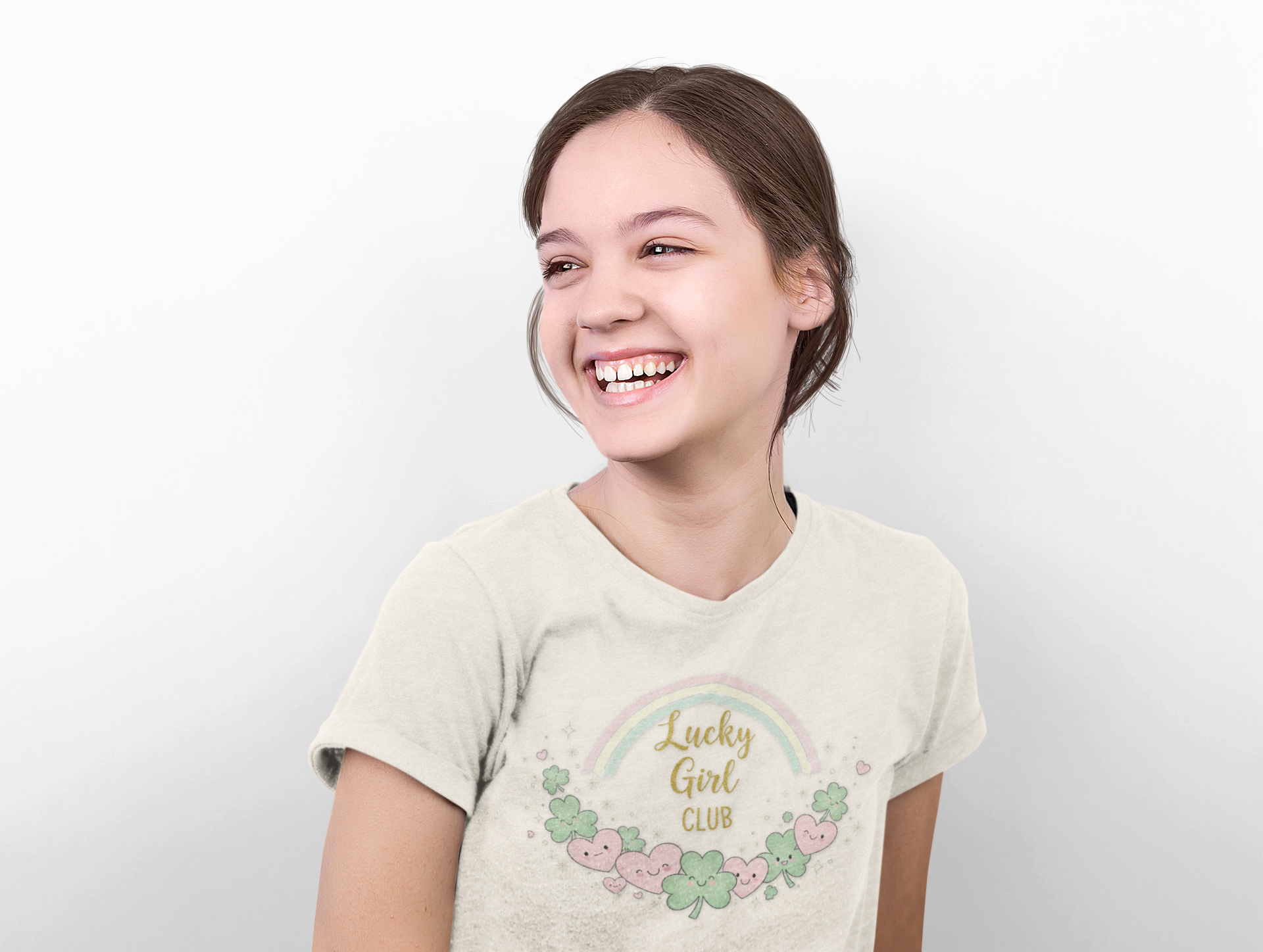 Lucky Girl Club Youth Shirt, St Patrick’s Day Kids Tee, Cute Shamrock Rainbow Shirt for Girls, Lucky Clover Youth Tee, Spring Kids Shirt product thumbnail image Lucky Girl Club Youth Shirt, St Patrick’s Day Kids Tee, Cute Shamrock Rainbow Shirt for Girls, Lucky Clover Youth Tee, Spring Kids Shirt product thumbnail image