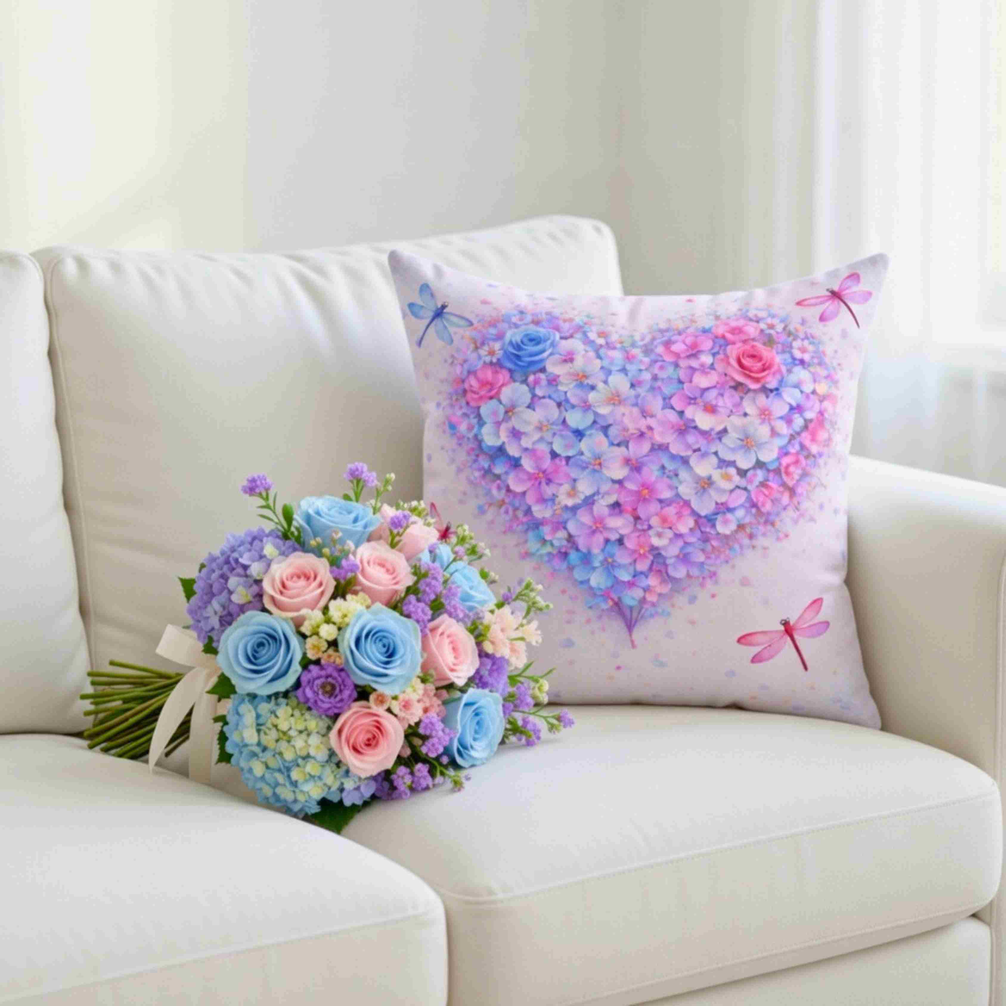 Dragonfly Pillow | Dragonfly Cushions | Pillow with Dragonflies product thumbnail image