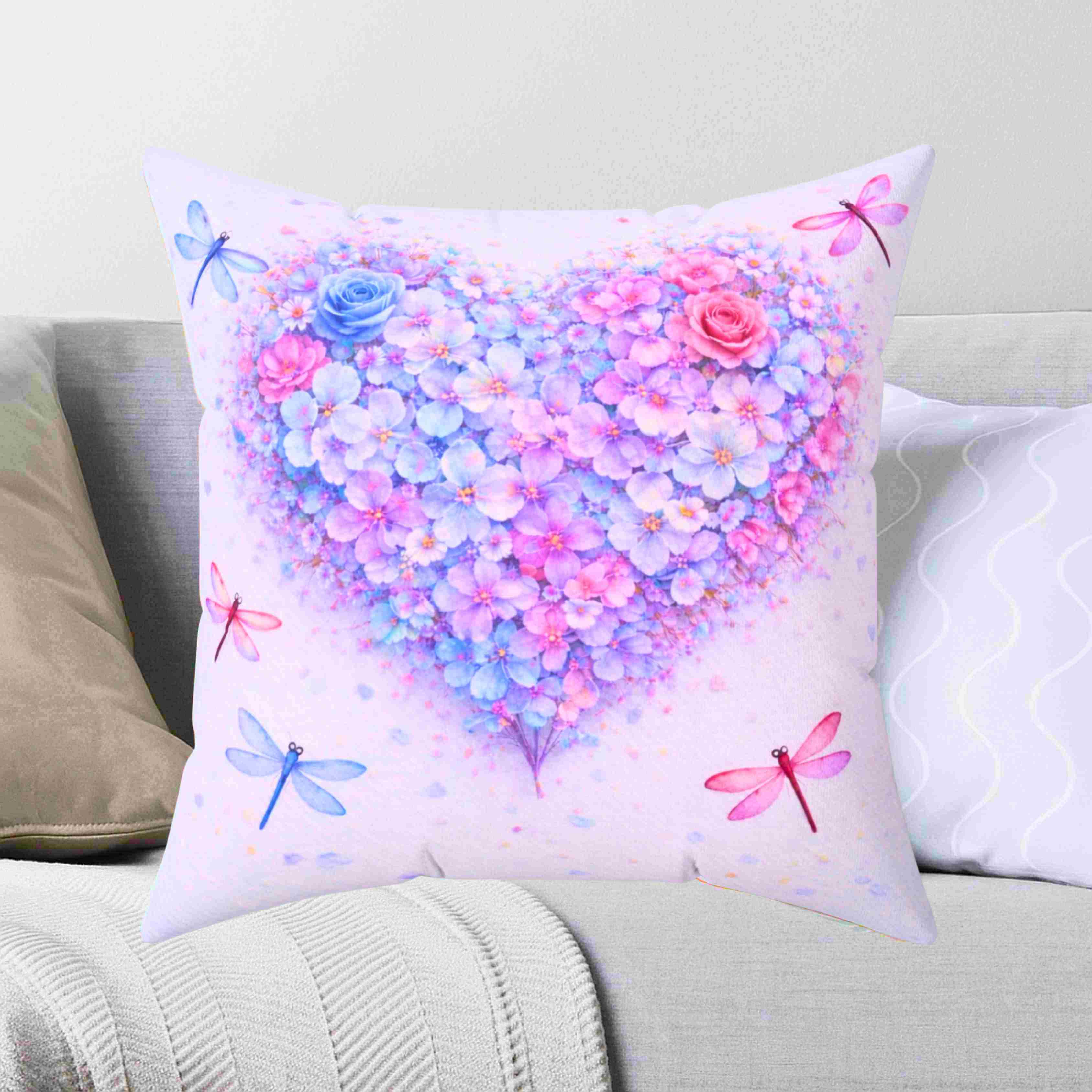 Dragonfly Pillow | Dragonfly Cushions | Pillow with Dragonflies product thumbnail image