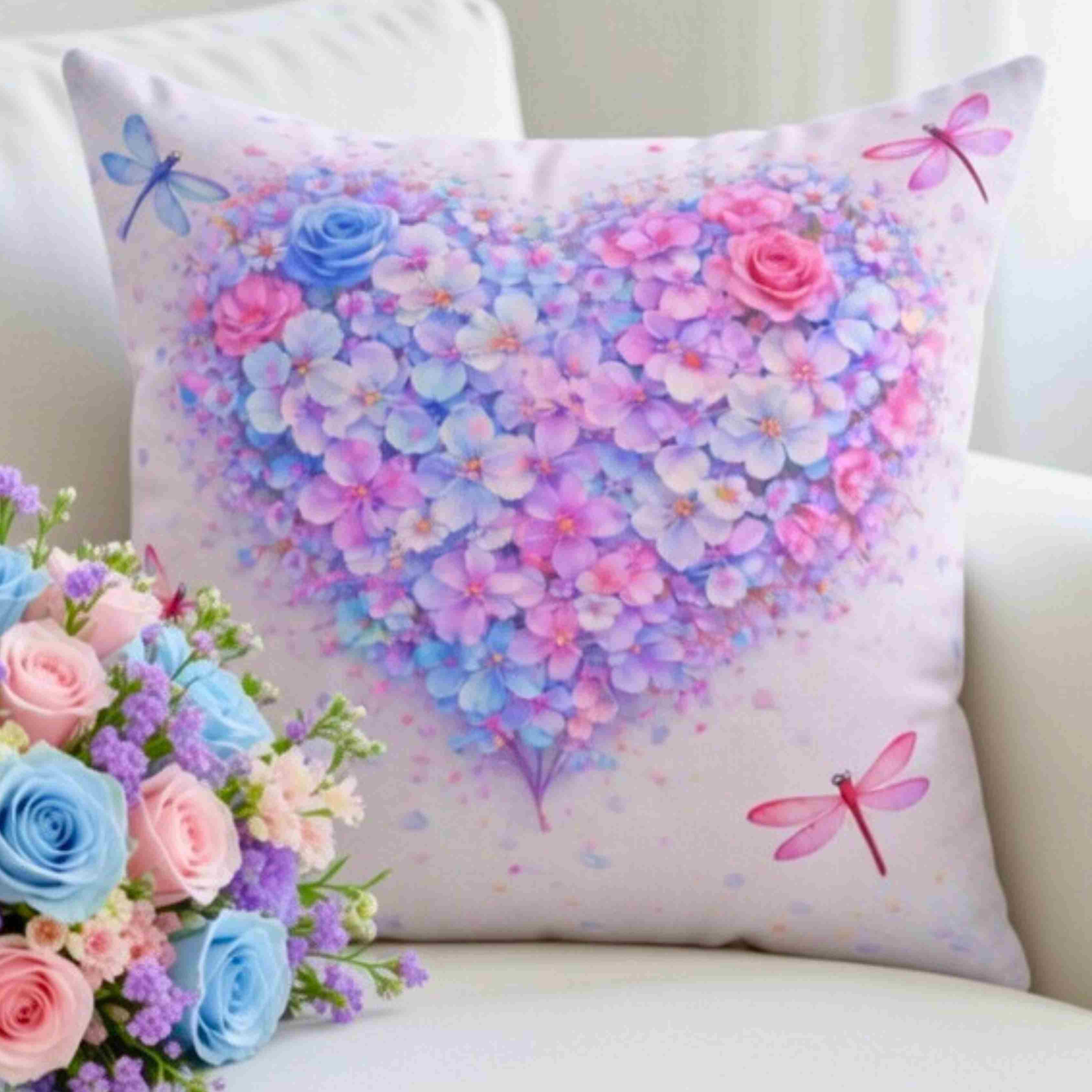 Dragonfly Pillow | Dragonfly Cushions | Pillow with Dragonflies product thumbnail image Dragonfly Pillow | Dragonfly Cushions | Pillow with Dragonflies product thumbnail image