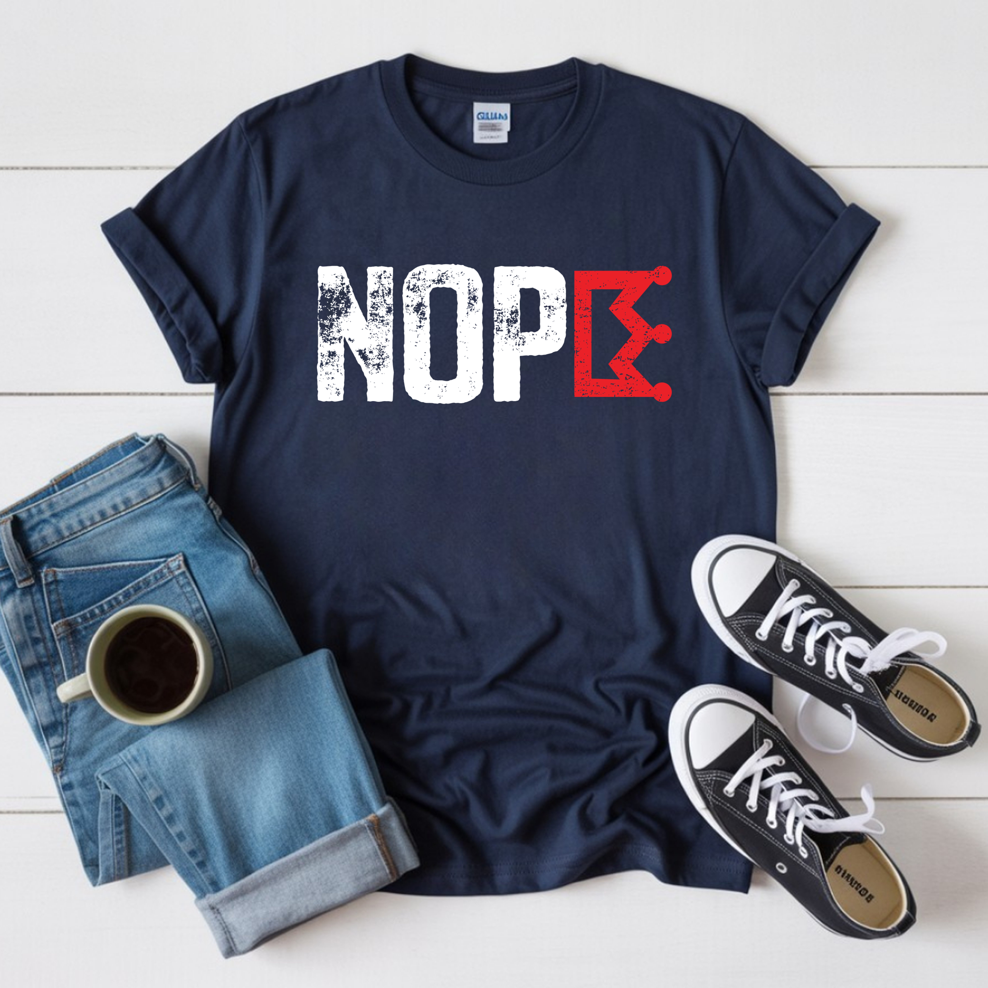 NOPE - No Kings Tee Shirt product thumbnail image