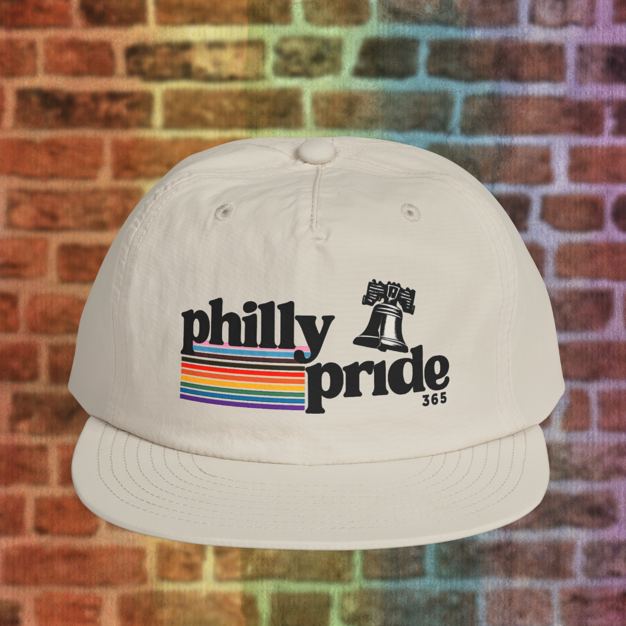 Philly Pride Unisex Adjustable Surf Cap product thumbnail image Philly Pride Unisex Adjustable Surf Cap product thumbnail image