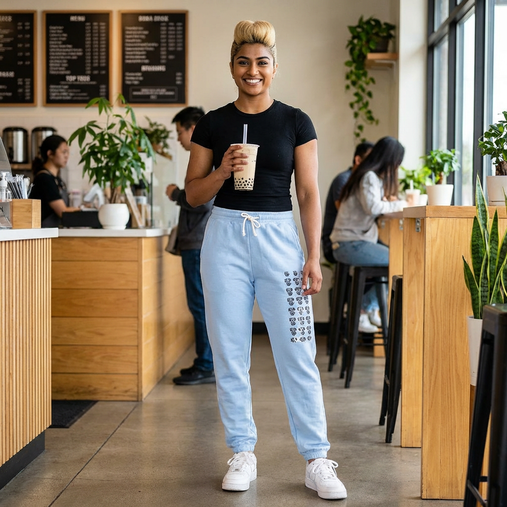 Rascals Relaxed Vibes Sweatpants — "Relaxed &amp; Recharge" Side Script Joggers product thumbnail image