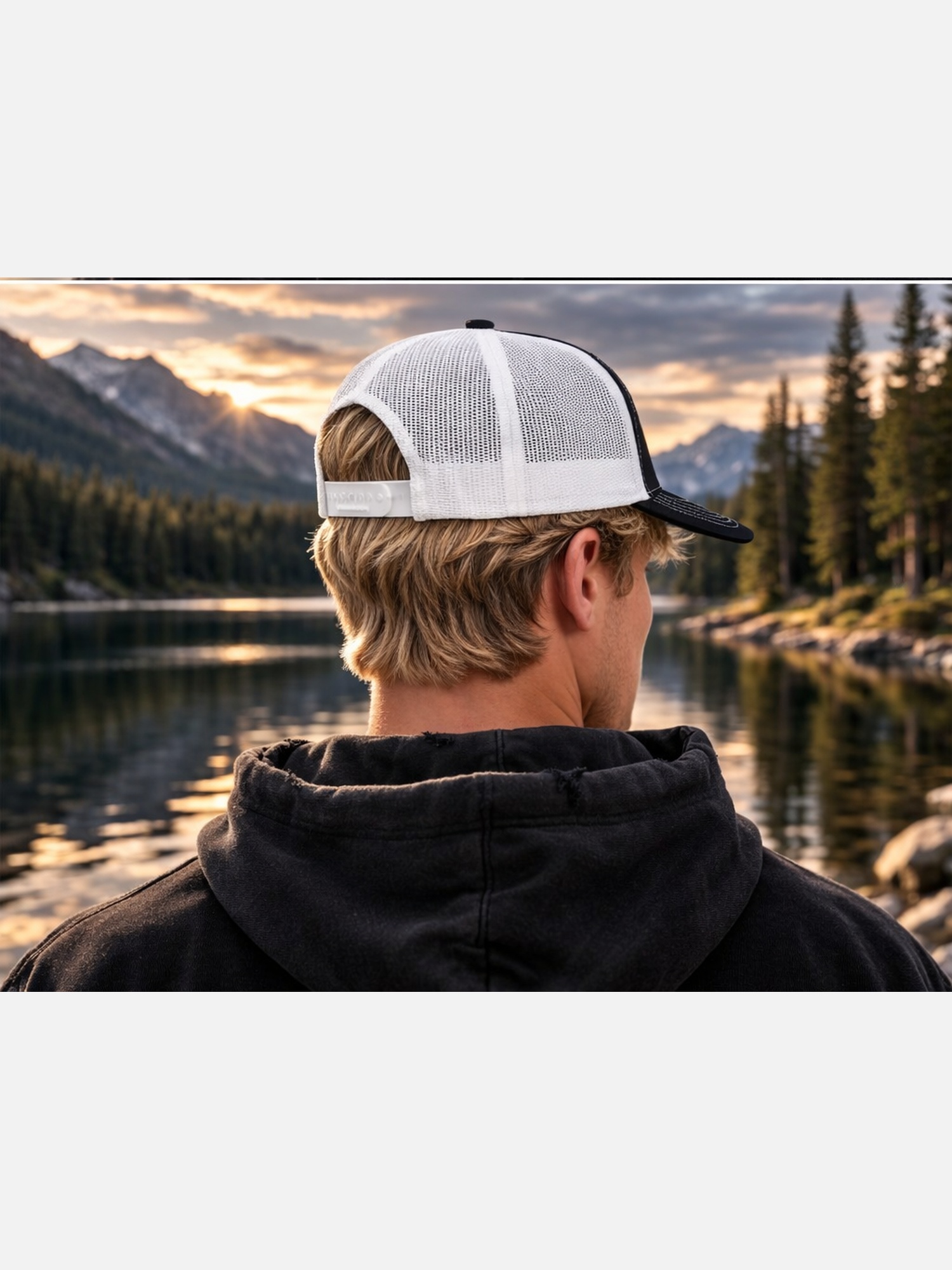 Deer Antler North Peak Outfitters Trucker Hat product thumbnail image Deer Antler North Peak Outfitters Trucker Hat product thumbnail image