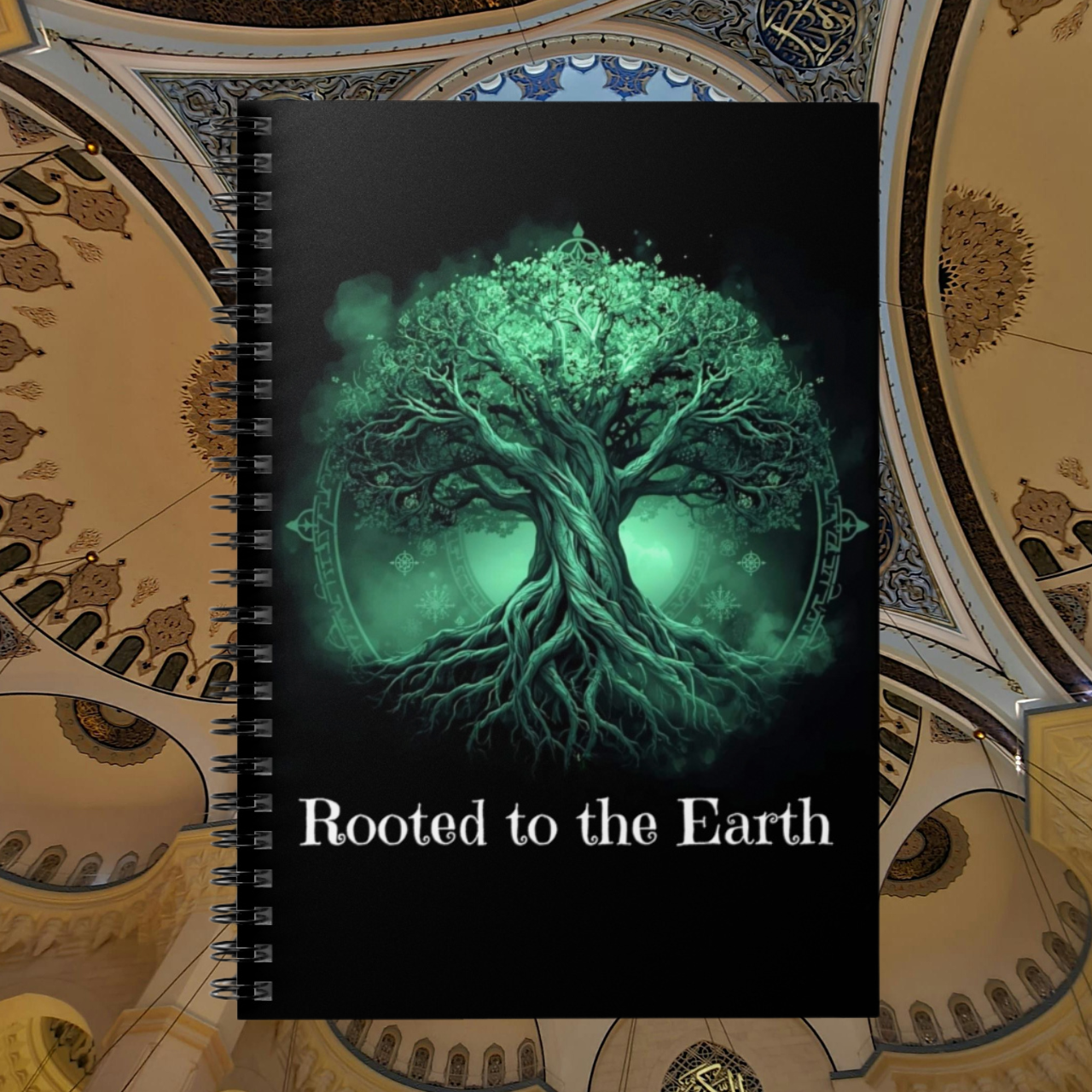 Tree of Life Fantasy Rooted to the Earth Spiral Notebook - Ruled Line product thumbnail image