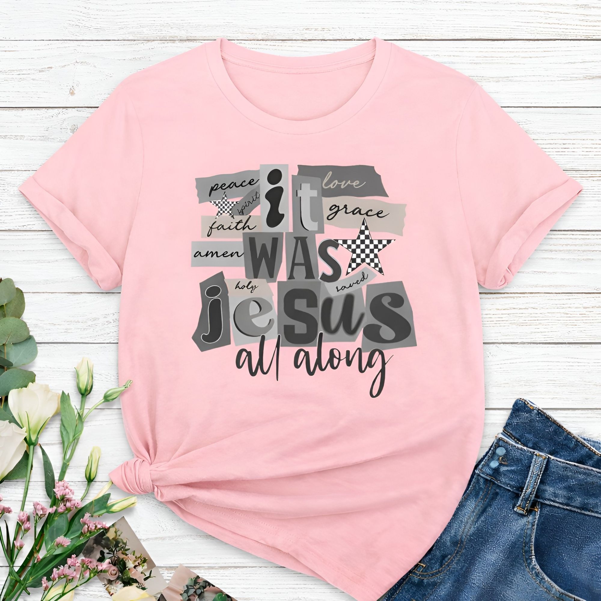 Jesus It Was All Along T‑Shirt product thumbnail image Jesus It Was All Along T‑Shirt product thumbnail image