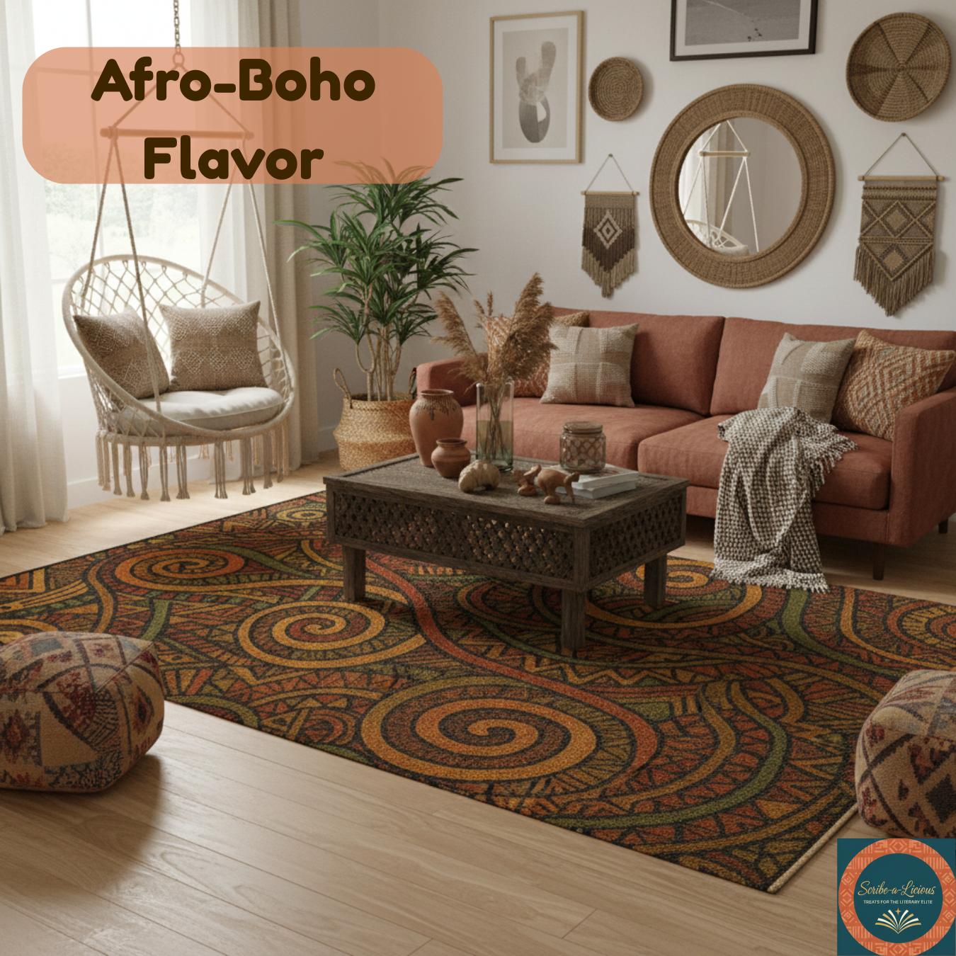 Afro-Boho Tribal Accent Rug Afro-Boho Tribal Accent Rug