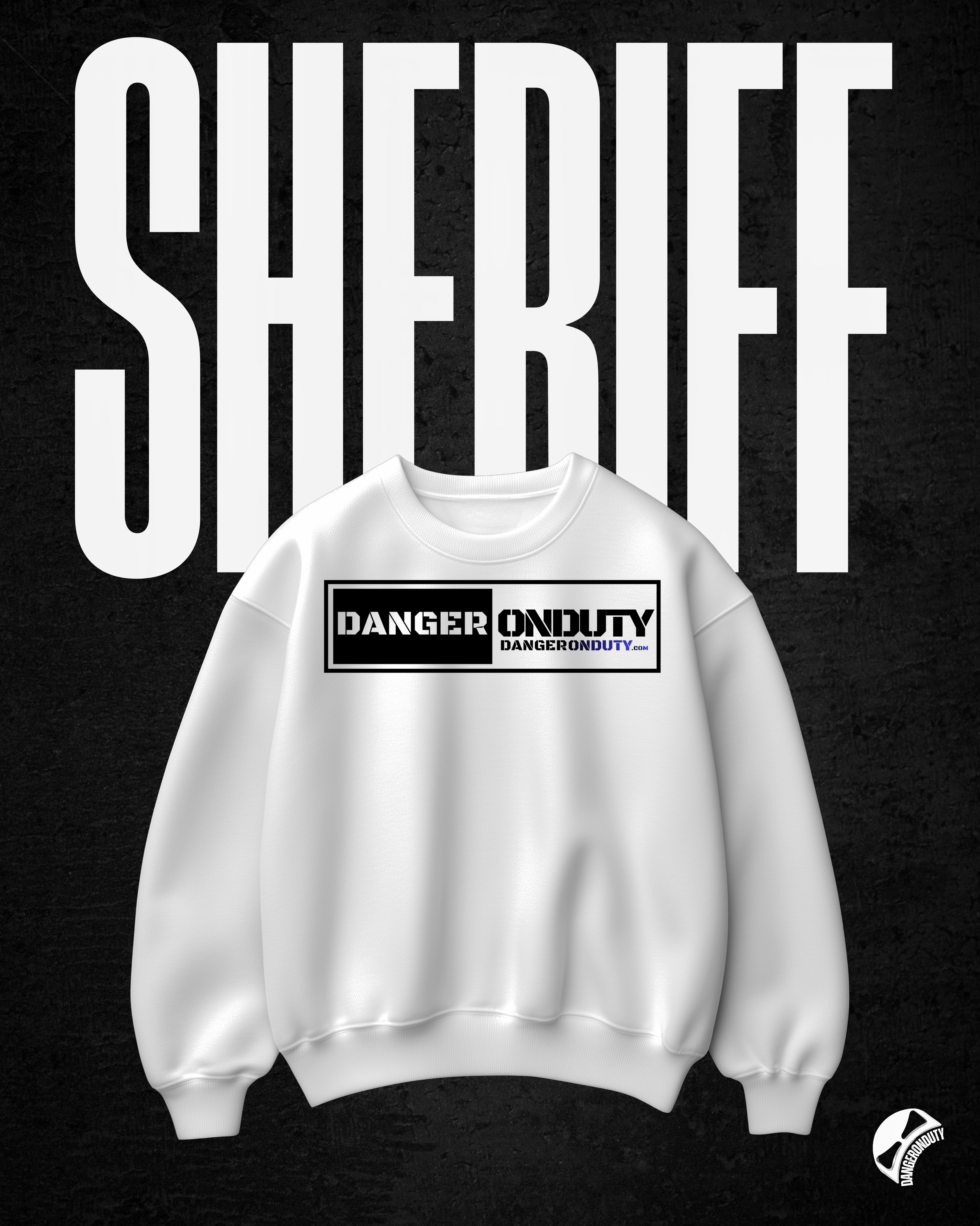 SheriffStores.com "Danger On Duty" Long Sleeve Tee product thumbnail image SheriffStores.com "Danger On Duty" Long Sleeve Tee product thumbnail image