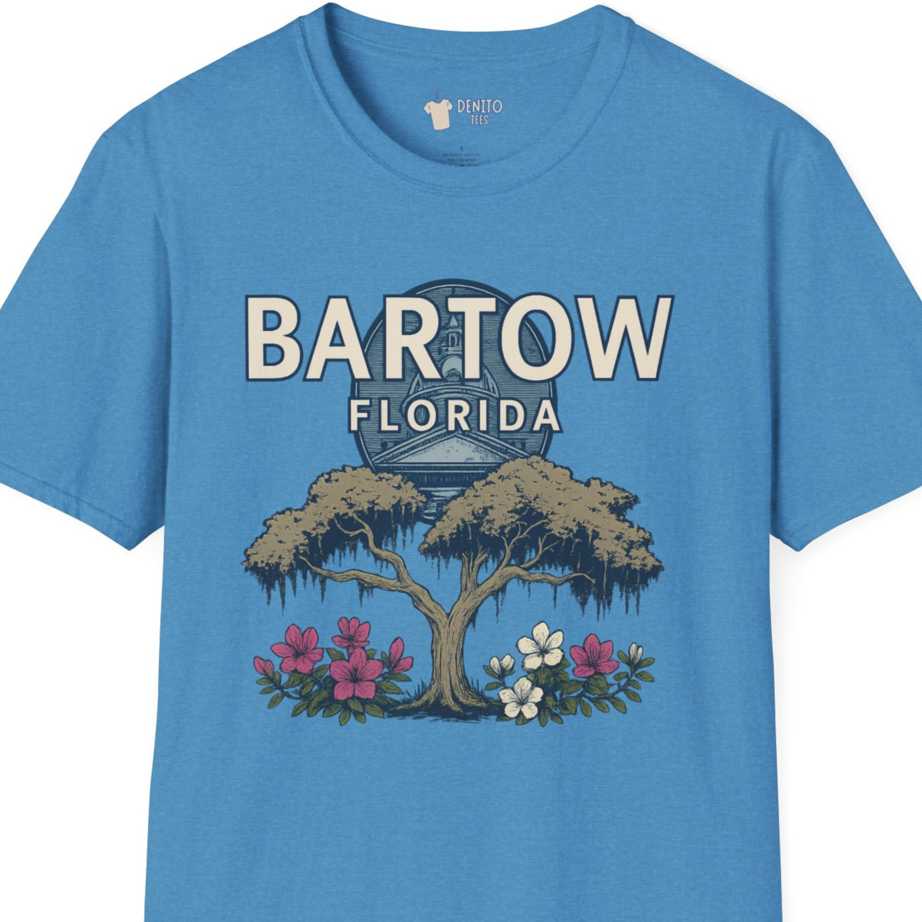 Bartow Florida Graphic Tee, Unisex Softstyle T-Shirt, Casual Wear, Gift for Travelers, Florida Souvenir, Vacation Shirt