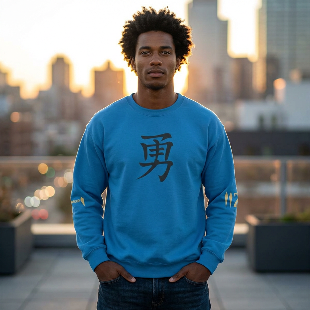 7 Lion "Speak on Courage" Gym Crewneck product thumbnail image 7 Lion "Speak on Courage" Gym Crewneck product thumbnail image