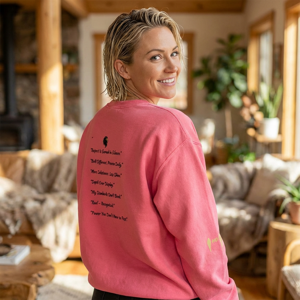 7 Lion "Speak on Courage"  Gym Crewneck 