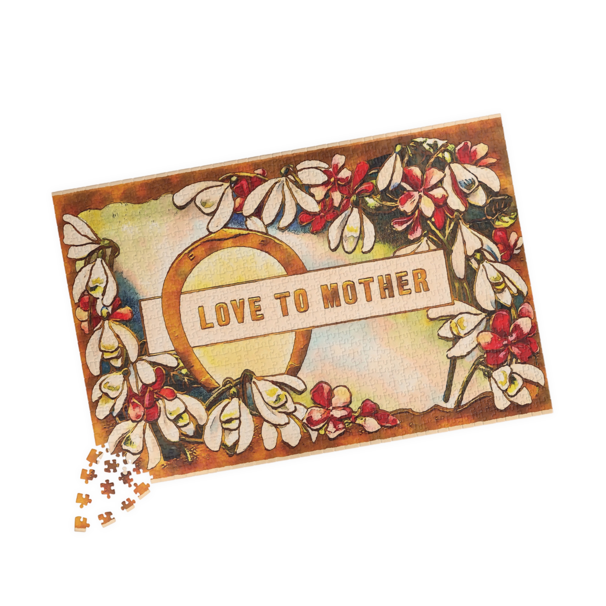 Mother's Day puzzle | vintage postcard art | 1000 pieces product thumbnail image