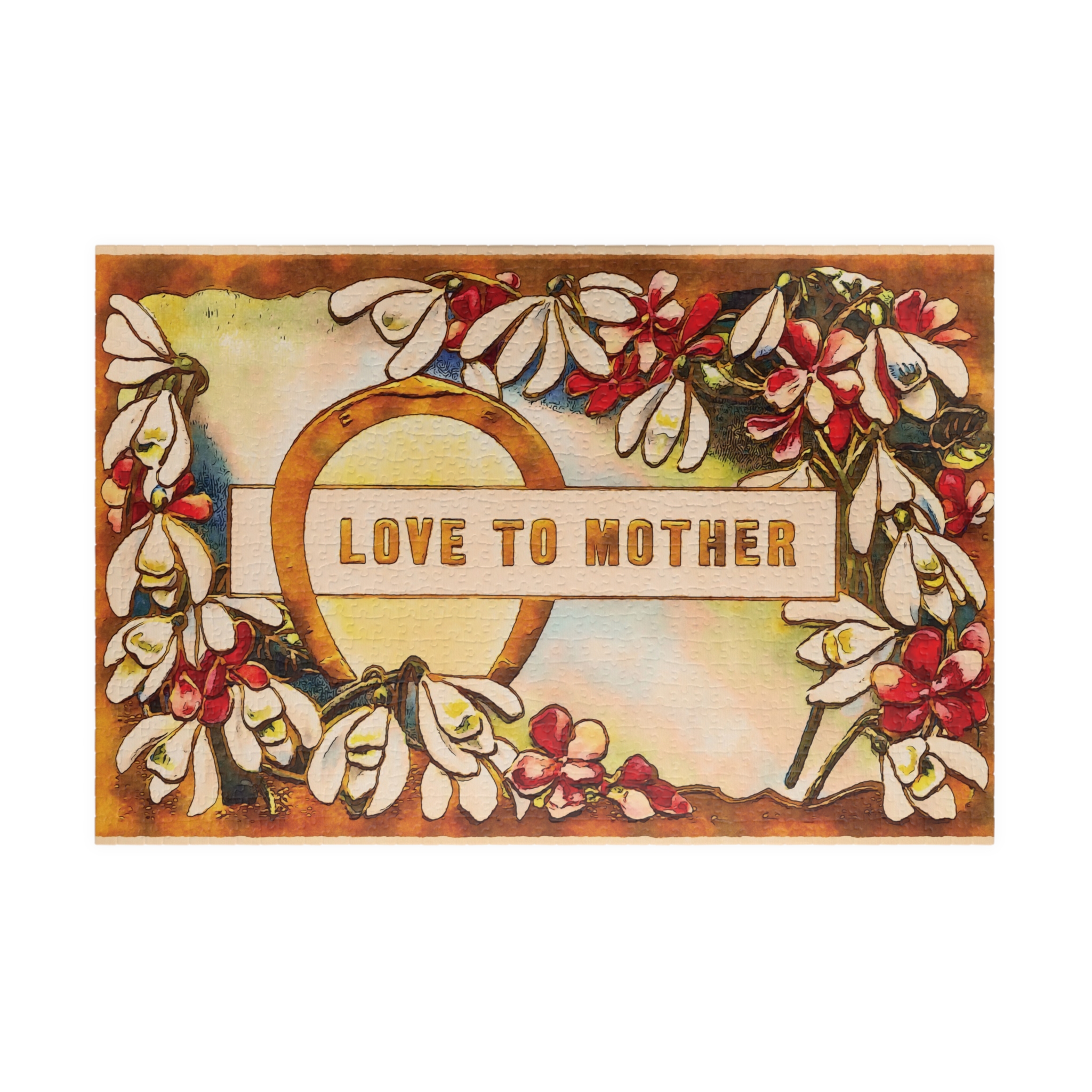 Mother's Day puzzle | vintage postcard art | 1000 pieces product thumbnail image Mother's Day puzzle | vintage postcard art | 1000 pieces product thumbnail image