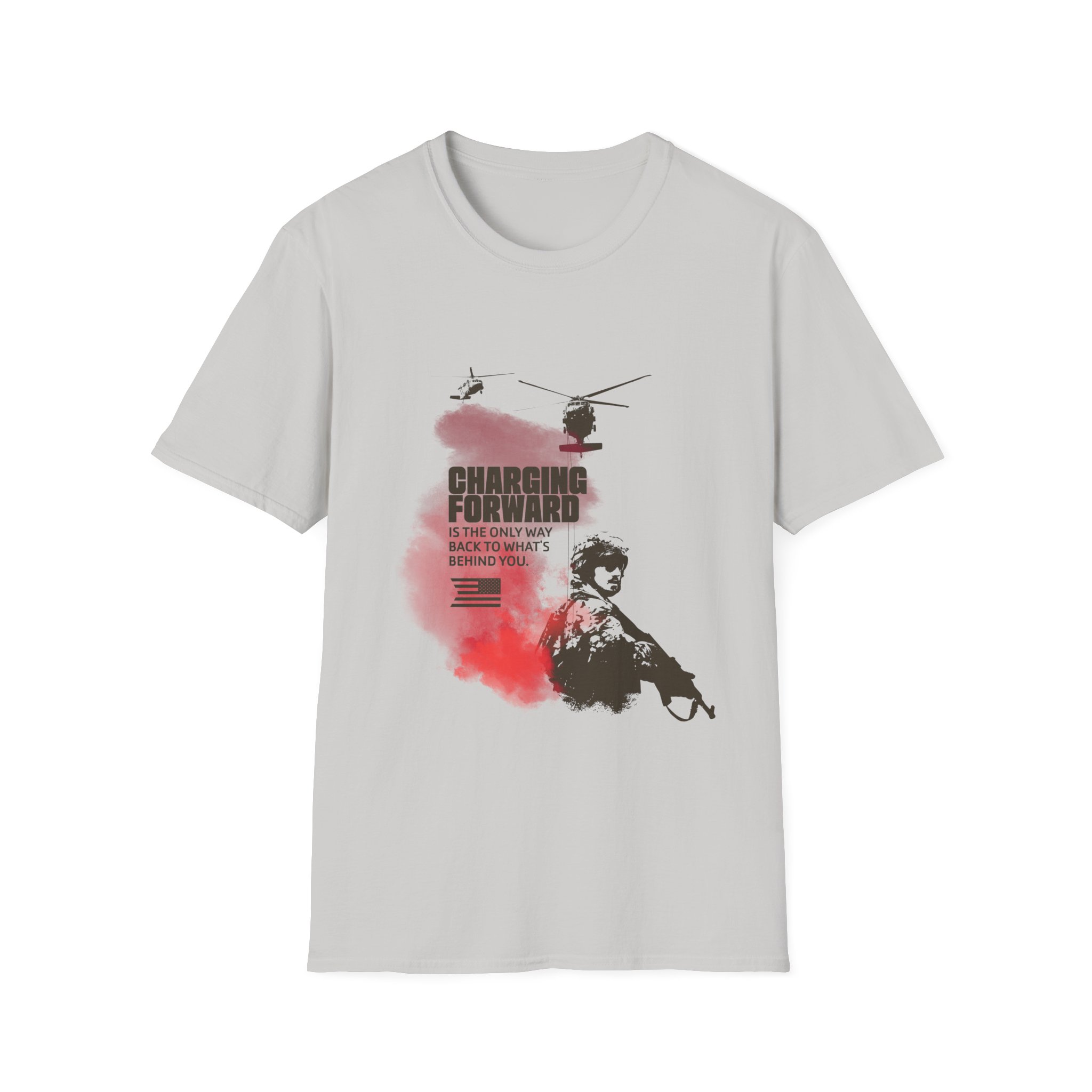 Charging Forward T-Shirt | Lightweight Cotton Tee product thumbnail image