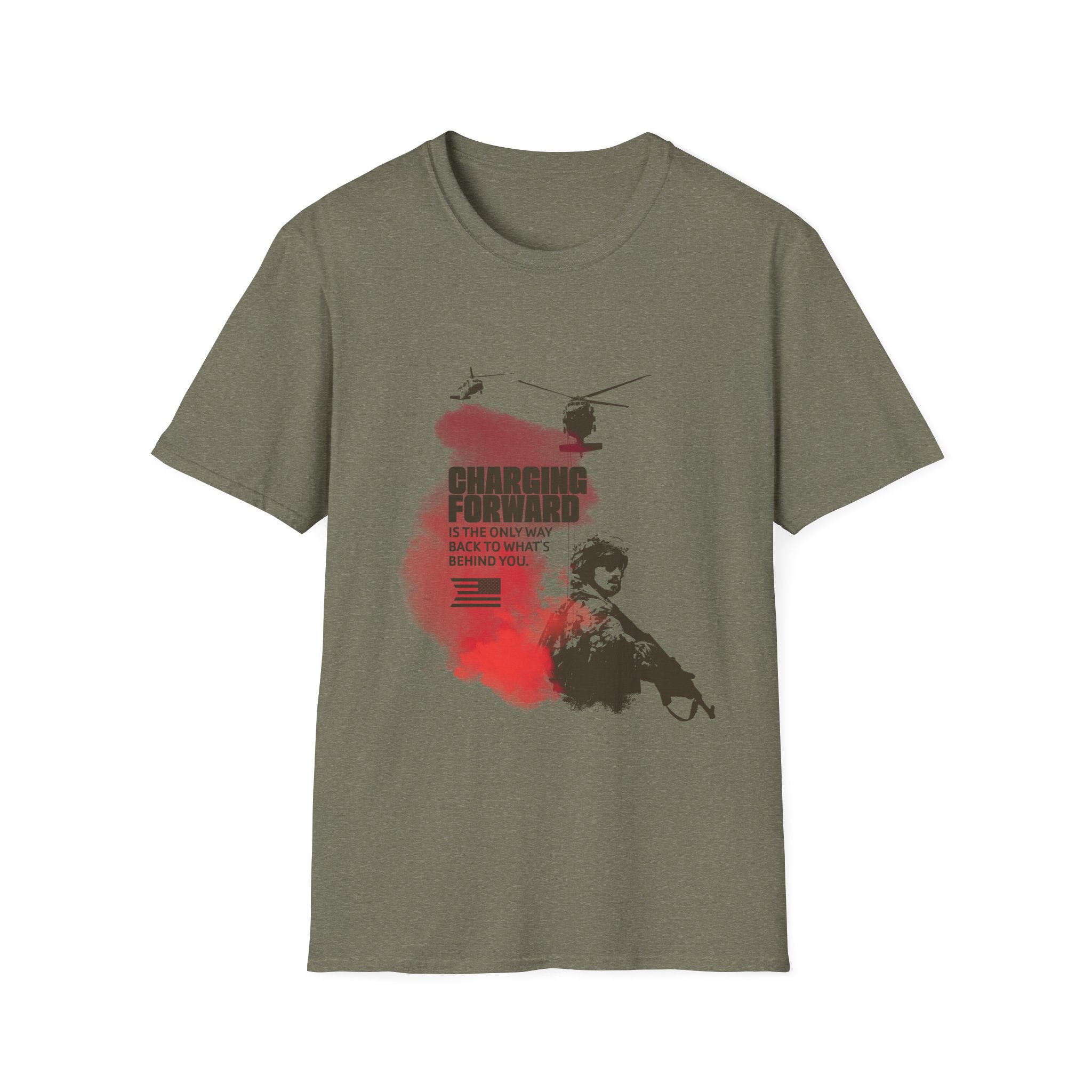 Charging Forward T-Shirt | Lightweight Cotton Tee product thumbnail image Charging Forward T-Shirt | Lightweight Cotton Tee product thumbnail image