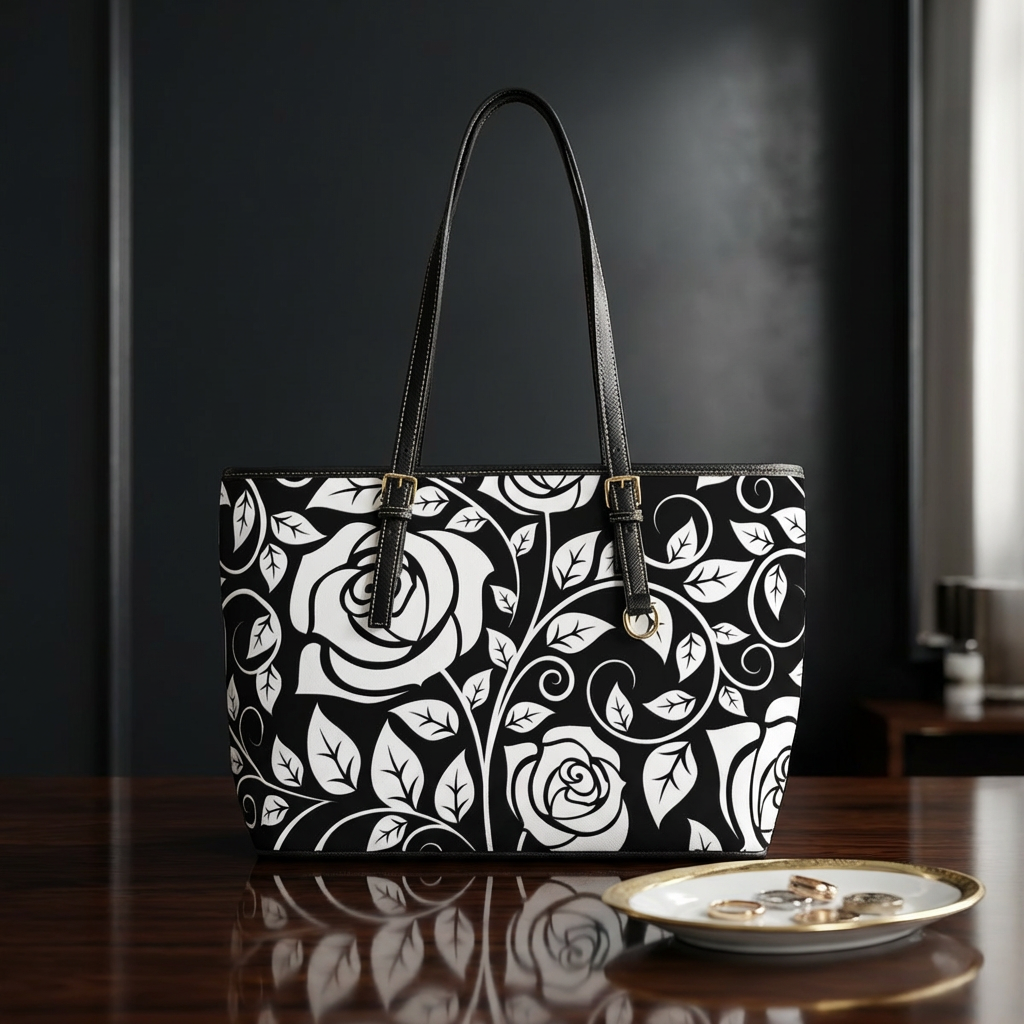 Simplistic Rose PU leather bag product thumbnail image