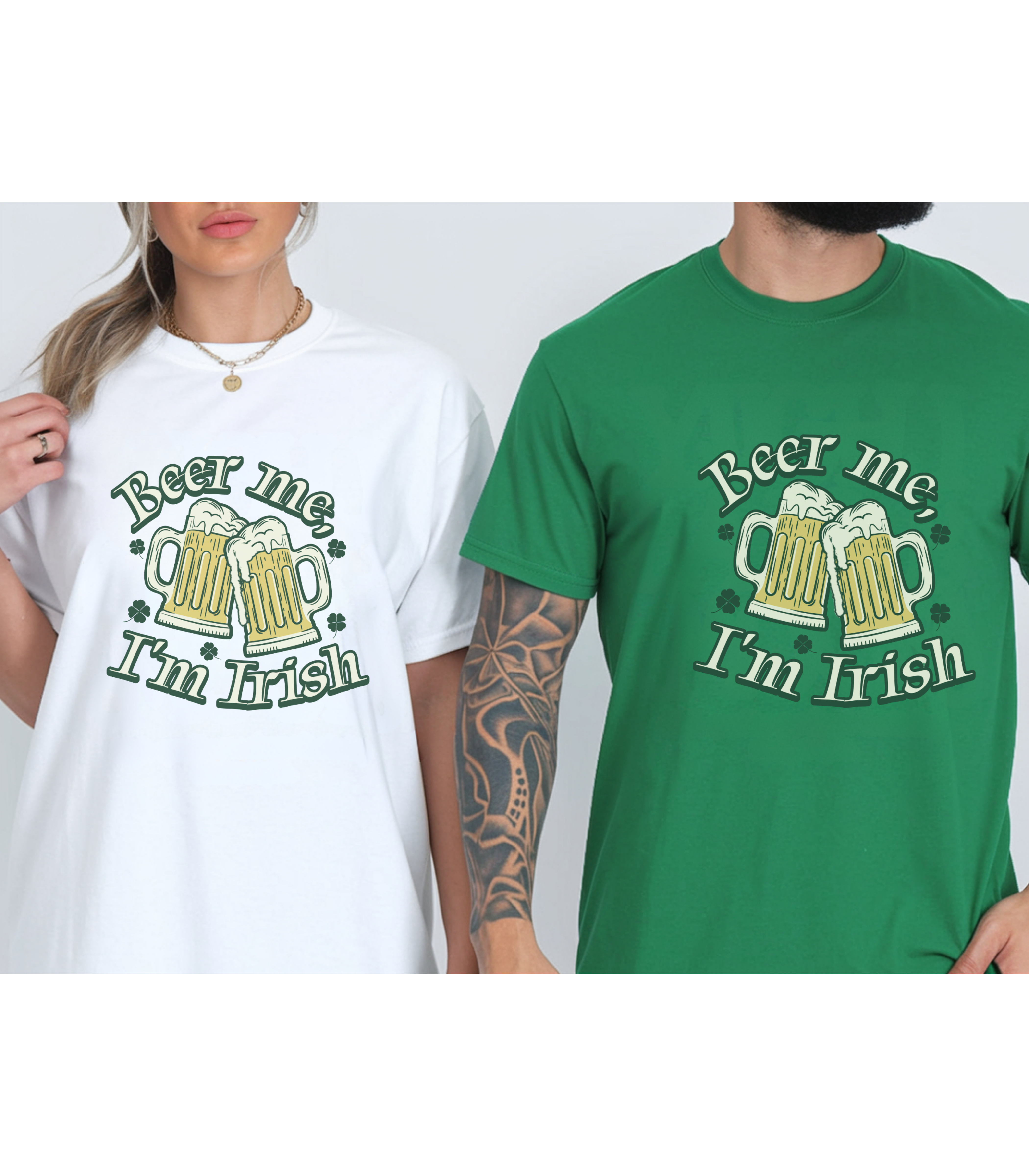 Beer Me, I'm Irish Gildan 5000 Unisex Heavy Cotton Tee