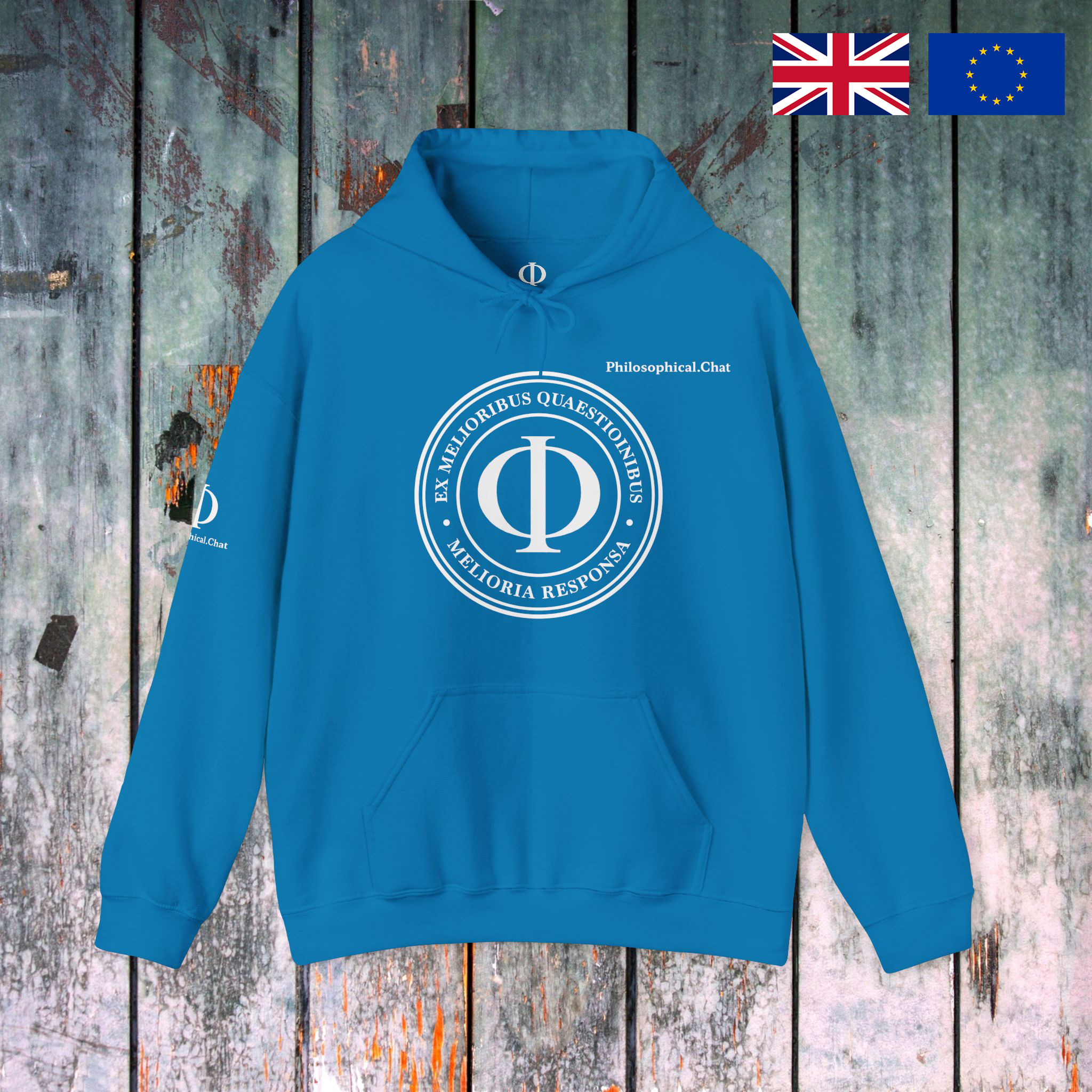 Philosophical Moto, UK Stock - Unisex Heavy Blend™ Hooded Sweatshirt