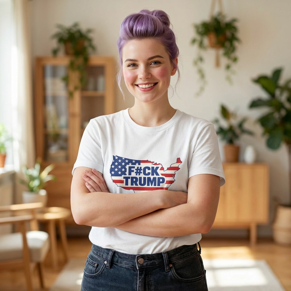 Patriotic Protest T-Shirt – Bold Red White & Blue USA Graphic product thumbnail image Patriotic Protest T-Shirt – Bold Red White & Blue USA Graphic product thumbnail image