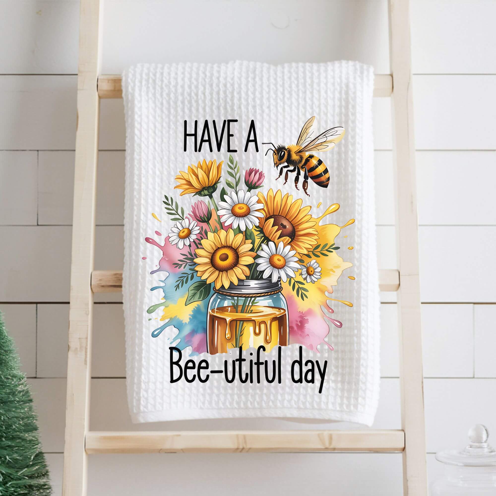 Bee-utiful Day Tea Towel product thumbnail image Bee-utiful Day Tea Towel product thumbnail image