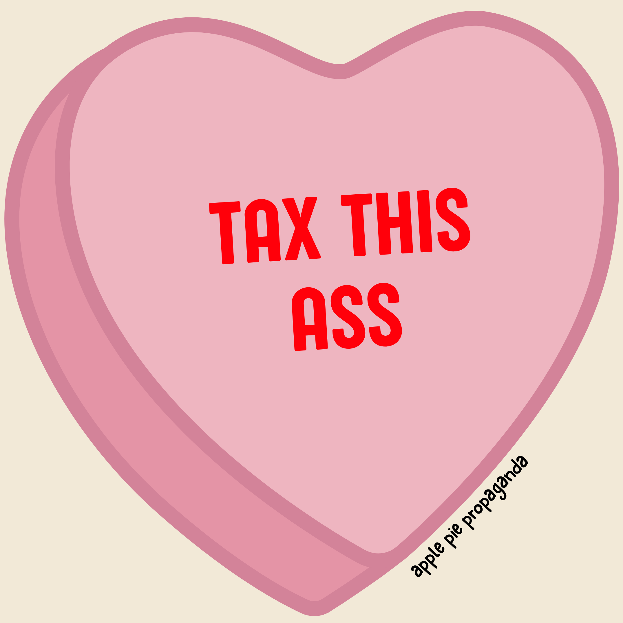 Unisex Tee 'TAX THIS ASS' product thumbnail image Unisex Tee 'TAX THIS ASS' product thumbnail image