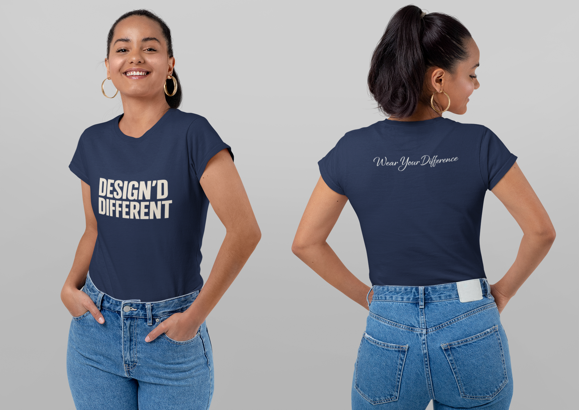 Designed Different Tee - 'Design'd Different' Graphic T‑Shirt product thumbnail image Designed Different Tee - 'Design'd Different' Graphic T‑Shirt product thumbnail image