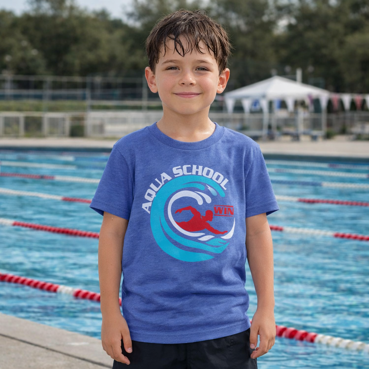 YOUTH BELLA CANVAS - Aqua School YOUTH BELLA CANVAS - Aqua School