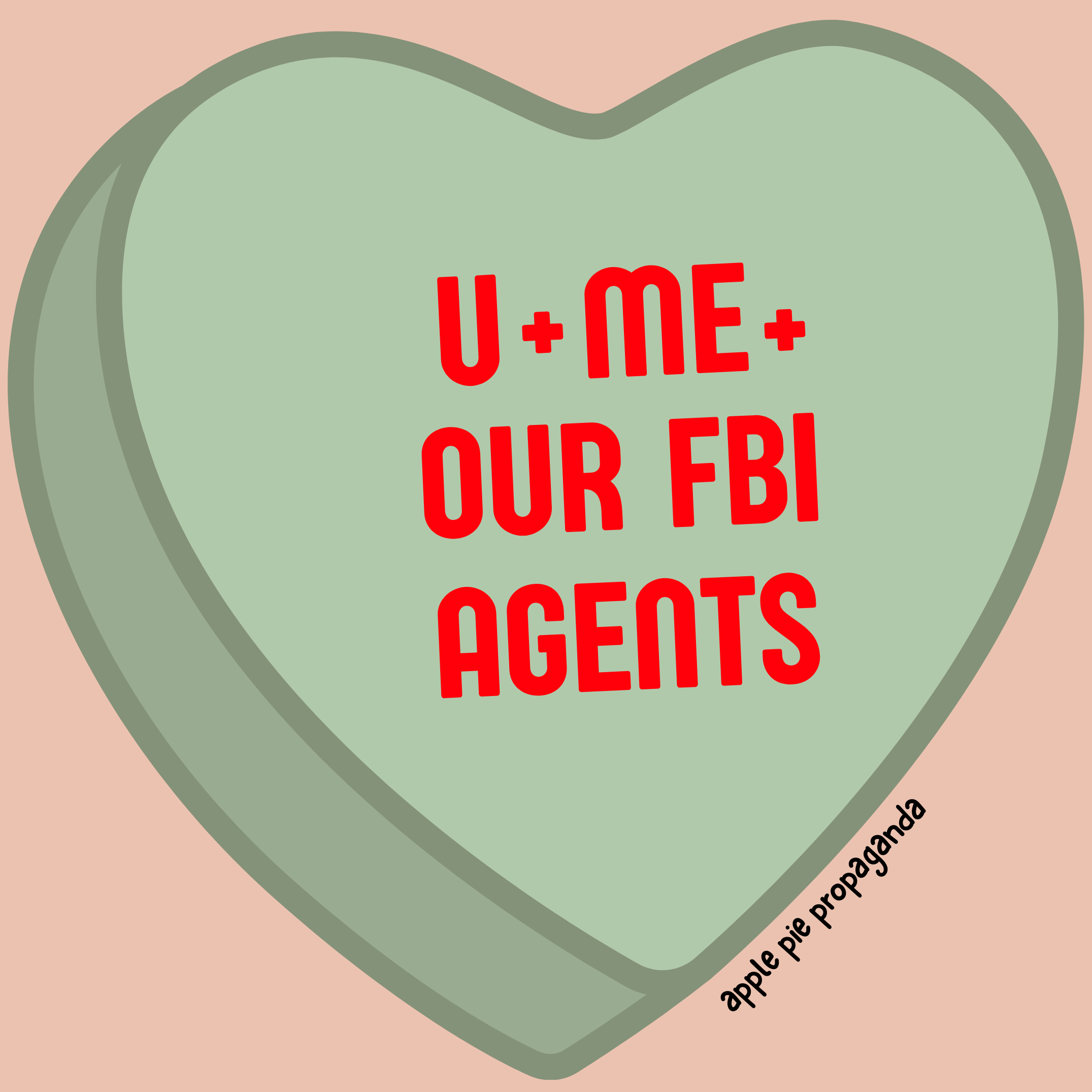 Crop Tee 'U + ME + OUR FBI AGENTS' product thumbnail image