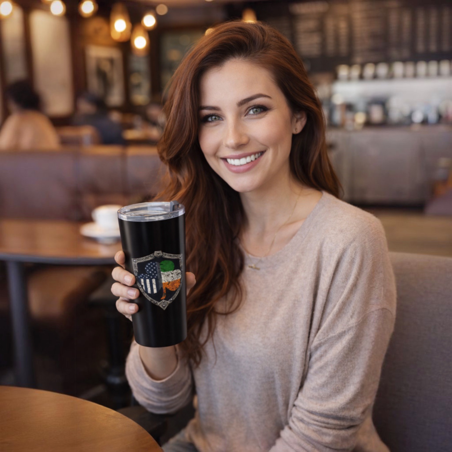 Corrections Irish Flag 20oz Travel Tumbler product thumbnail image Corrections Irish Flag 20oz Travel Tumbler product thumbnail image