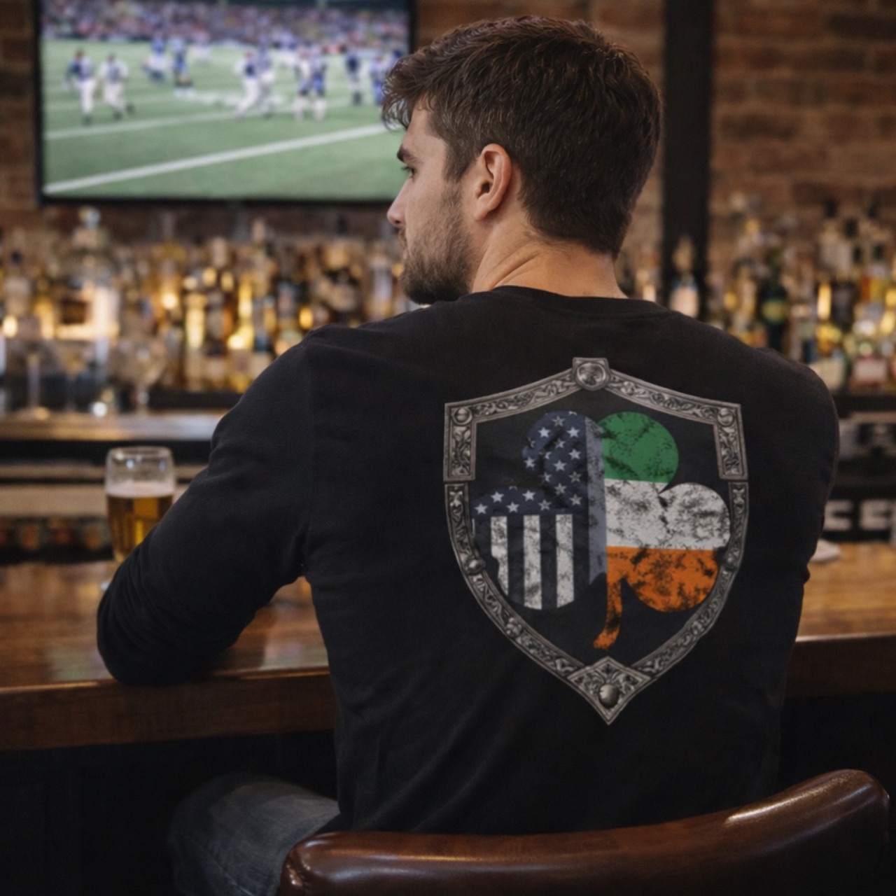 Corrections Irish Shield Long Sleeve Tee product thumbnail image