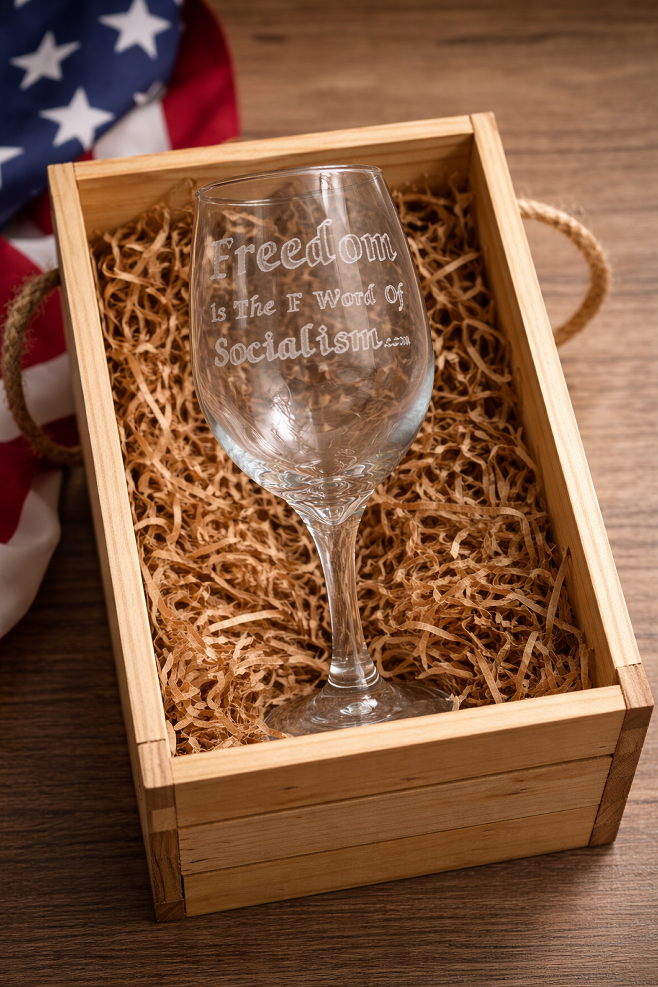 Executive Etched Stemware — Liberty Series product thumbnail image