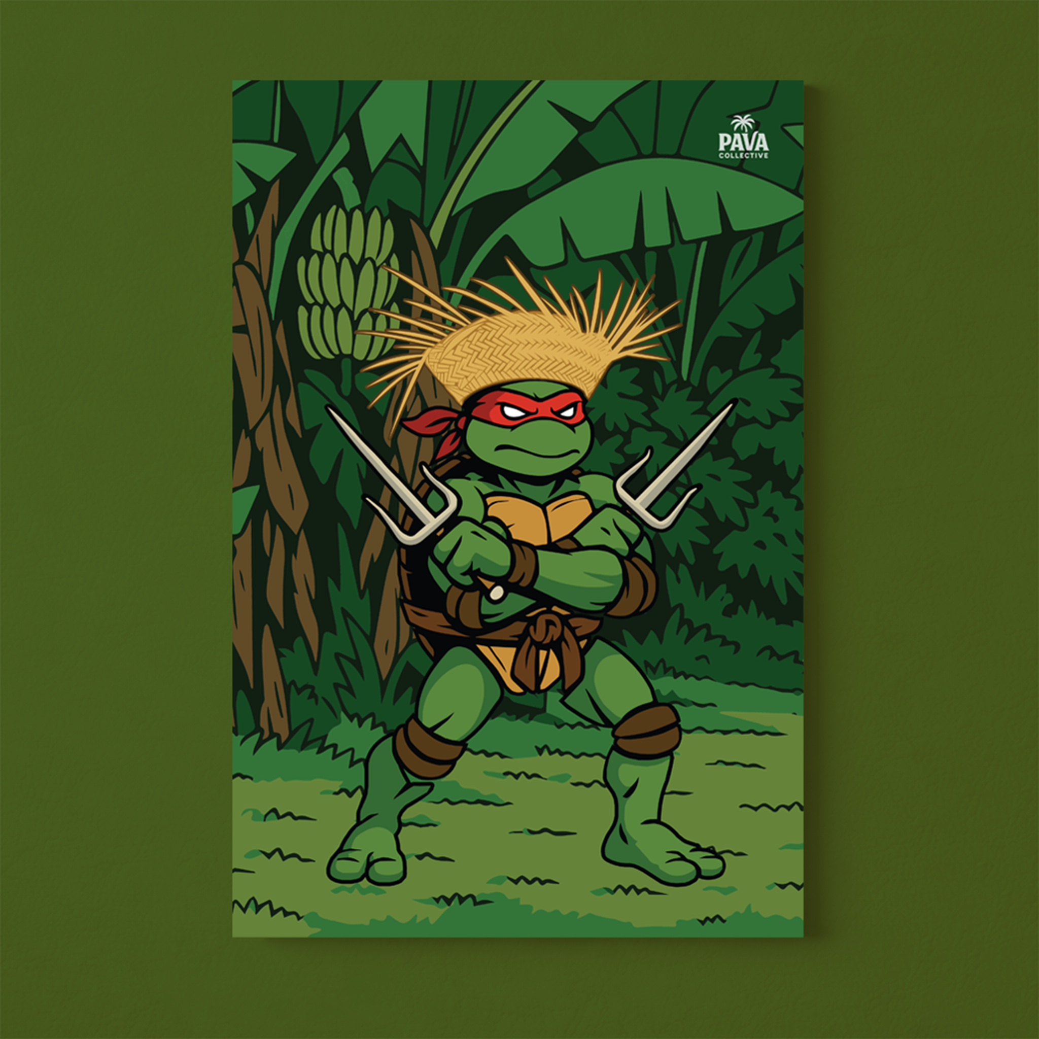 Pava Verde: Raph Print