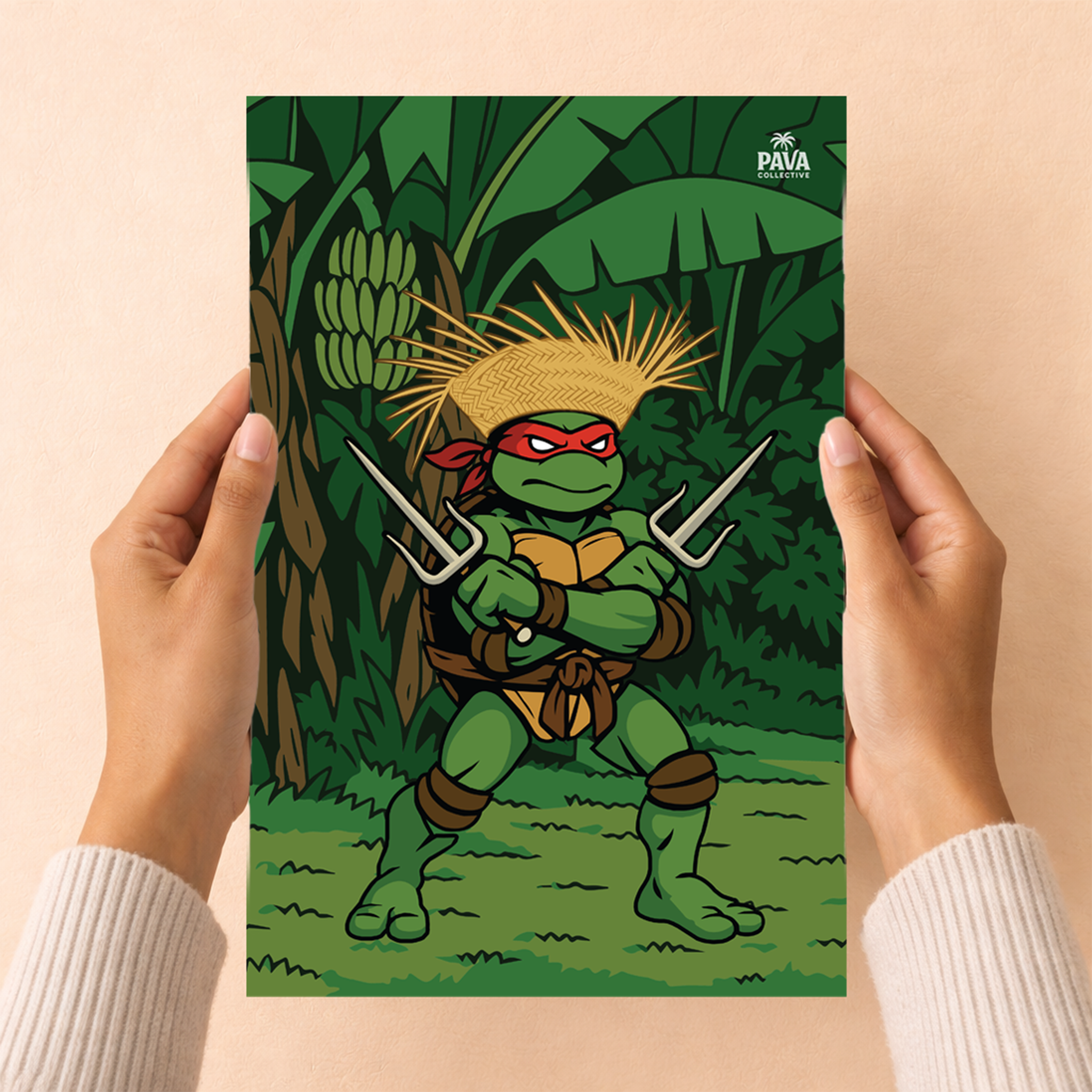 Pava Verde: Raph Print product thumbnail image Pava Verde: Raph Print product thumbnail image