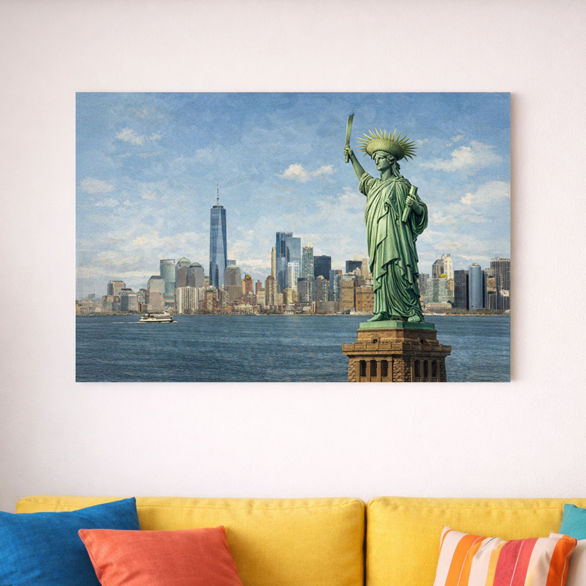 Statue of Liberty Nuevayol Satin Poster product thumbnail image Statue of Liberty Nuevayol Satin Poster product thumbnail image